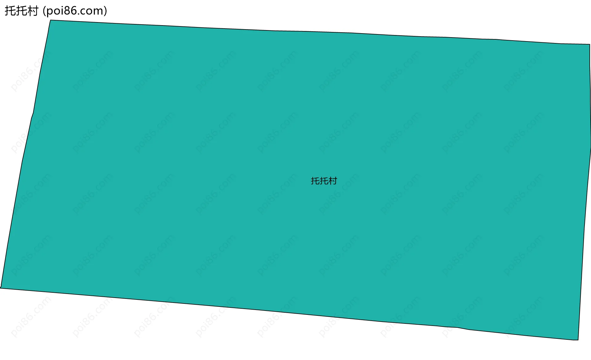 托托村边界地图