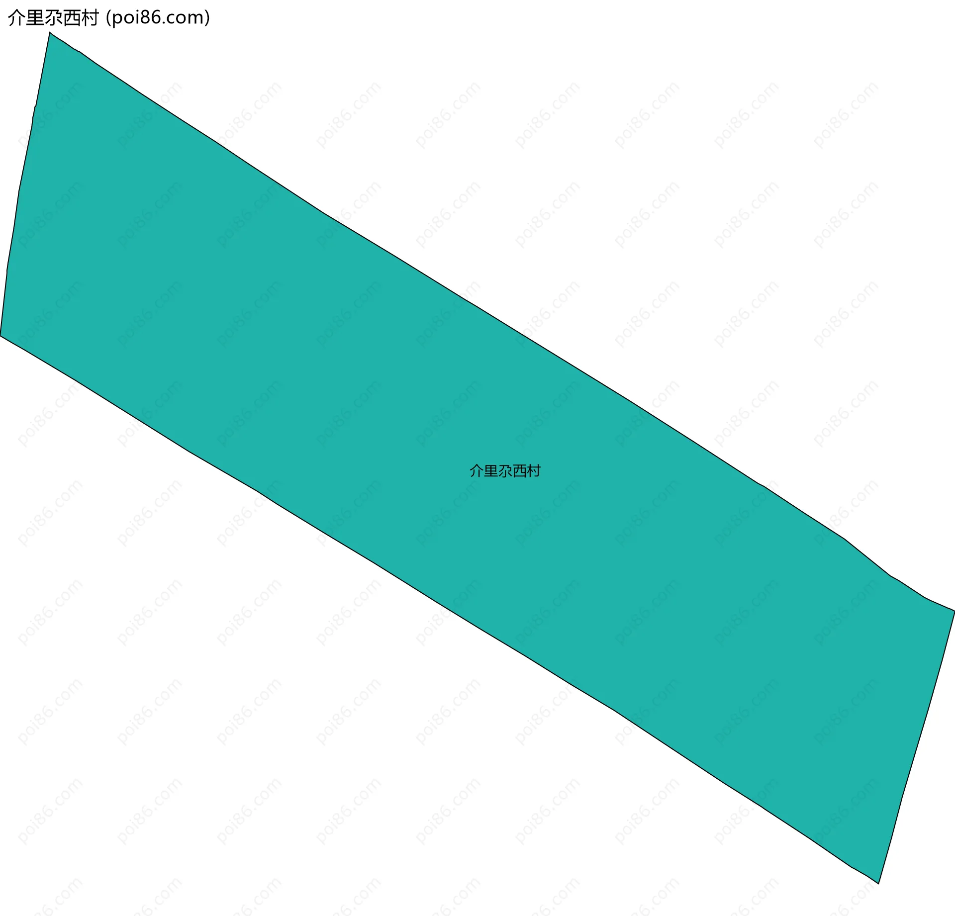 介里尕西村边界地图