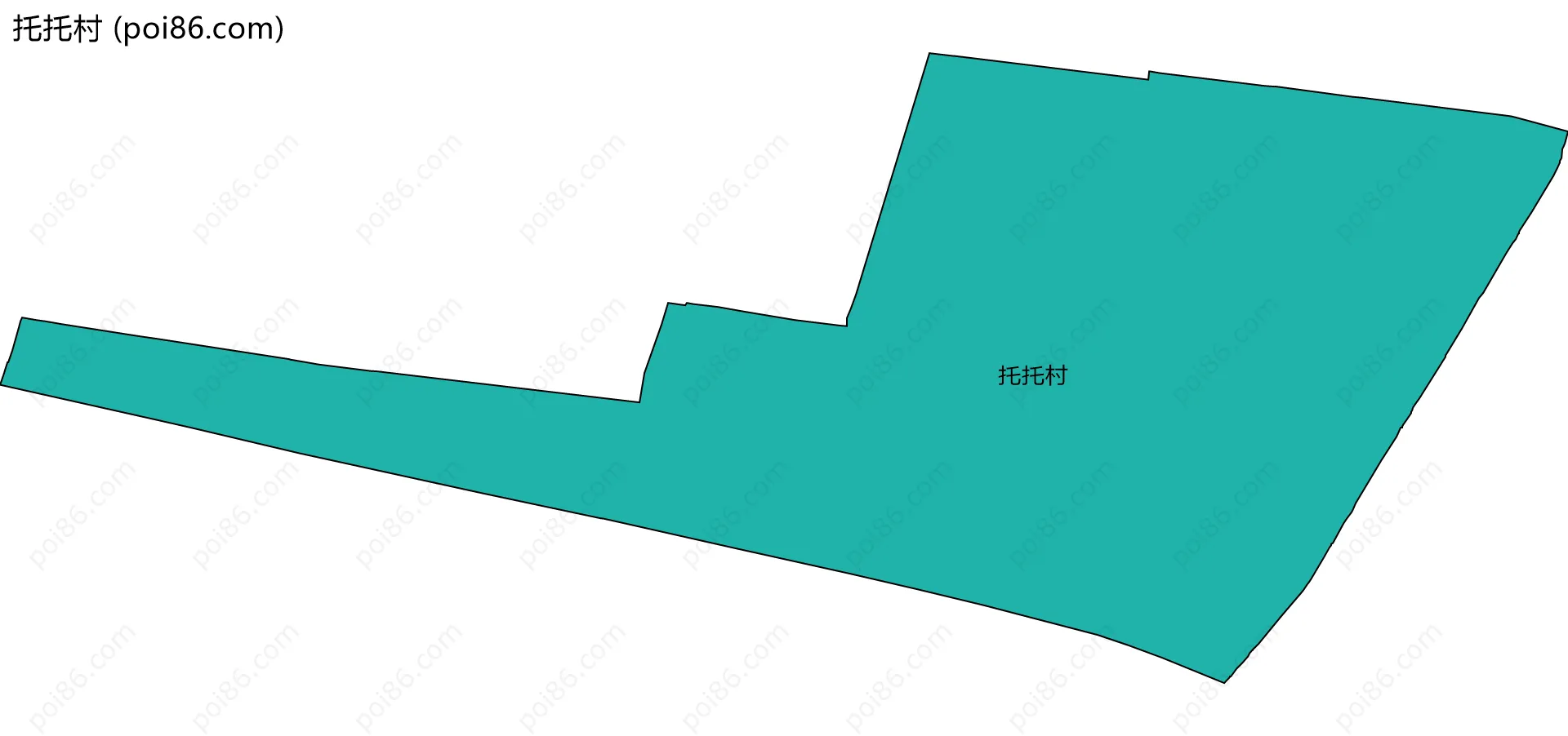 托托村边界地图