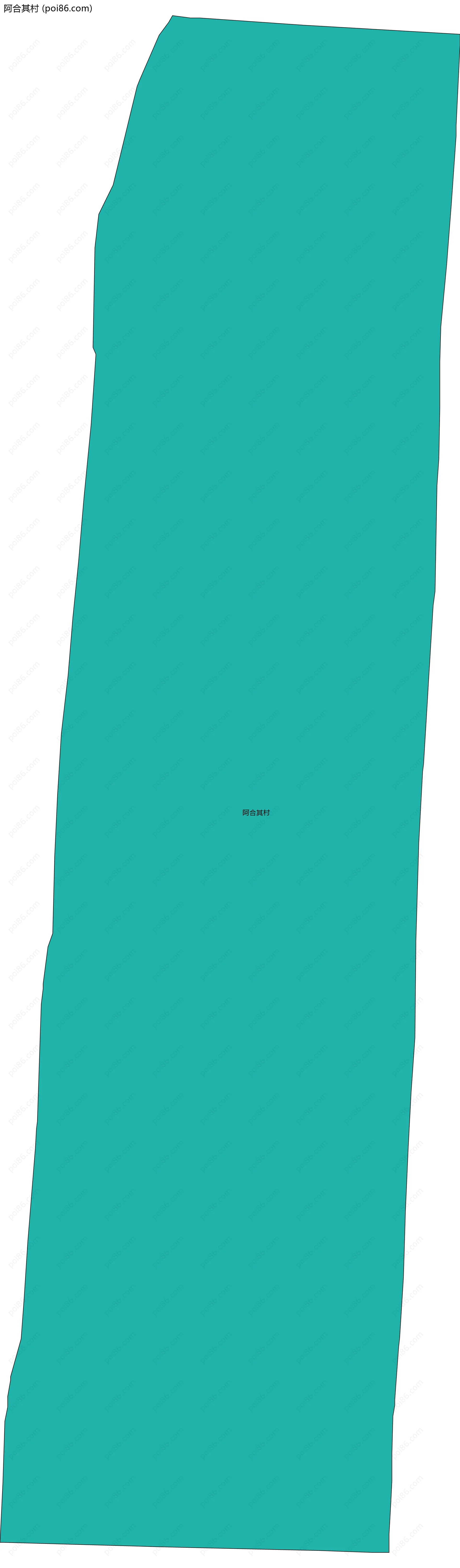 阿合其村边界地图