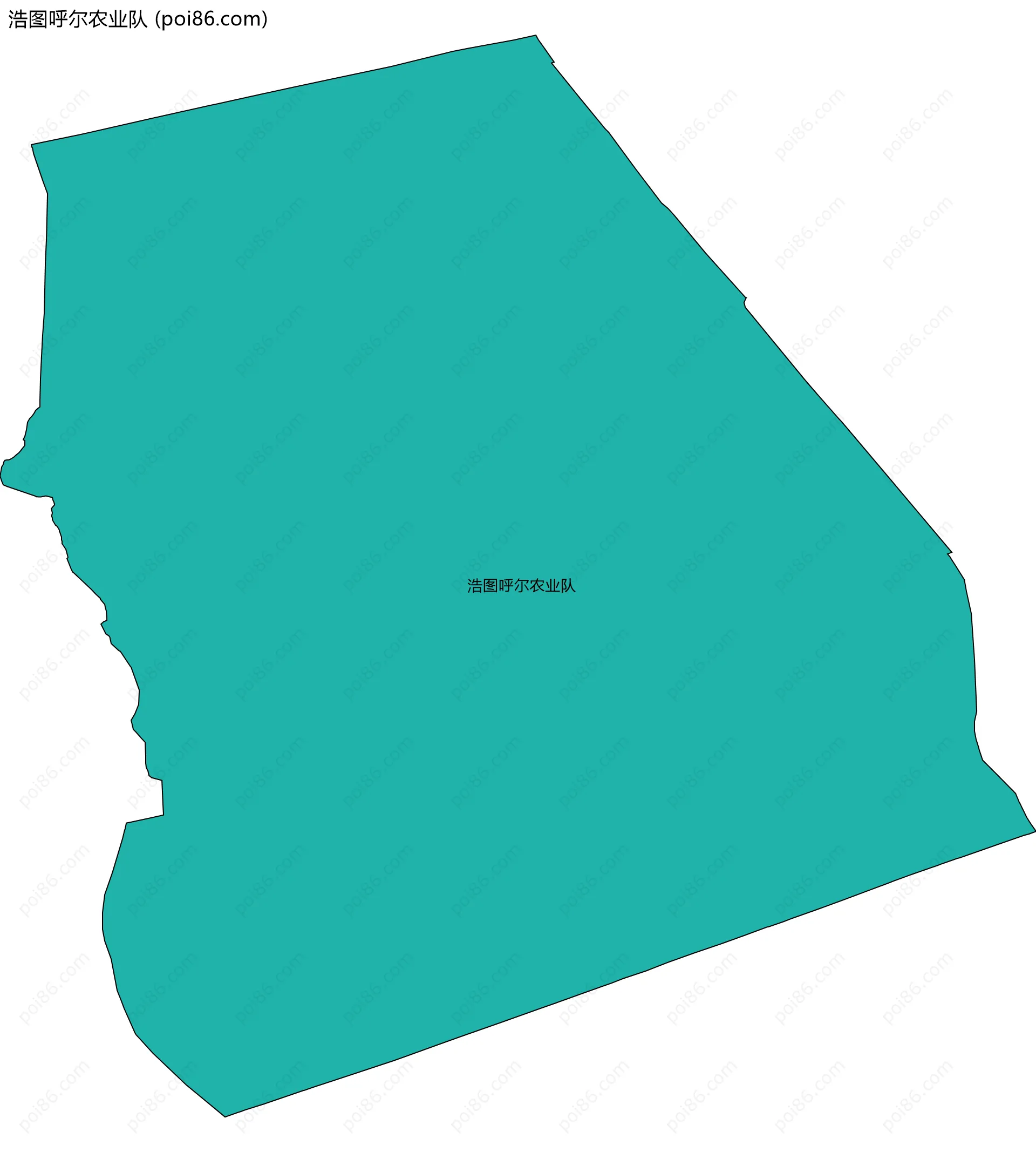 浩图呼尔农业队边界地图
