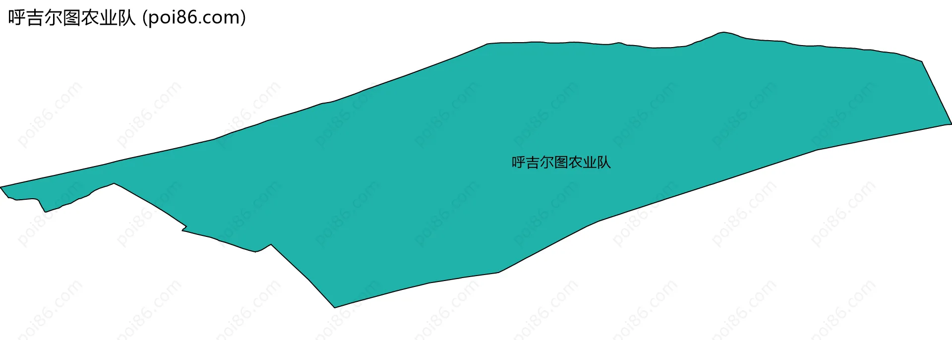 呼吉尔图农业队边界地图