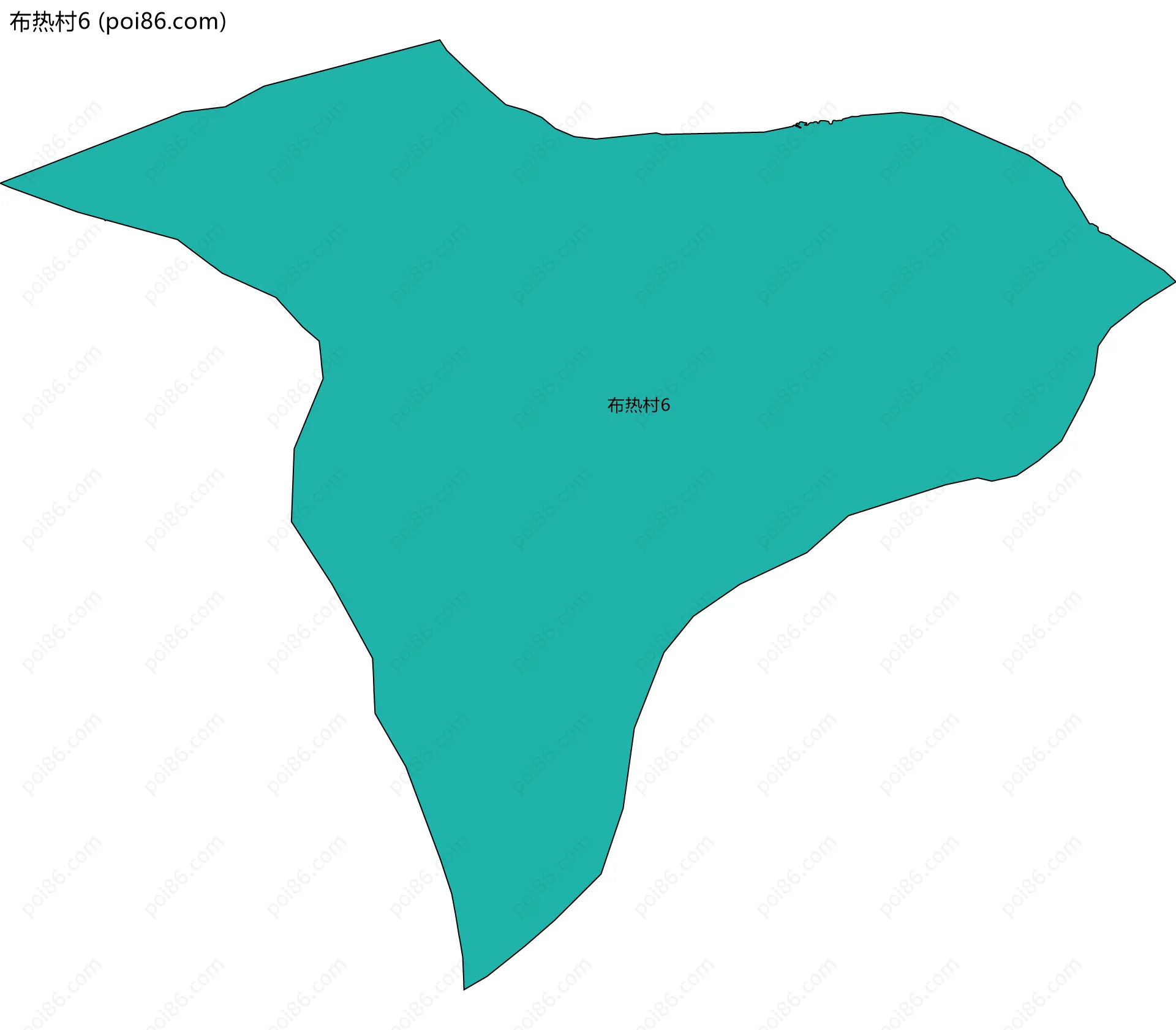 布热村6边界地图