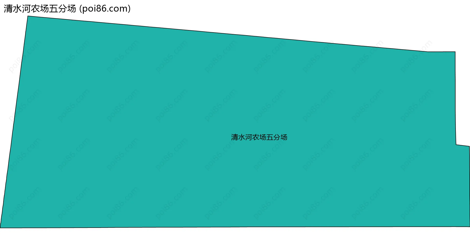 清水河农场五分场边界地图