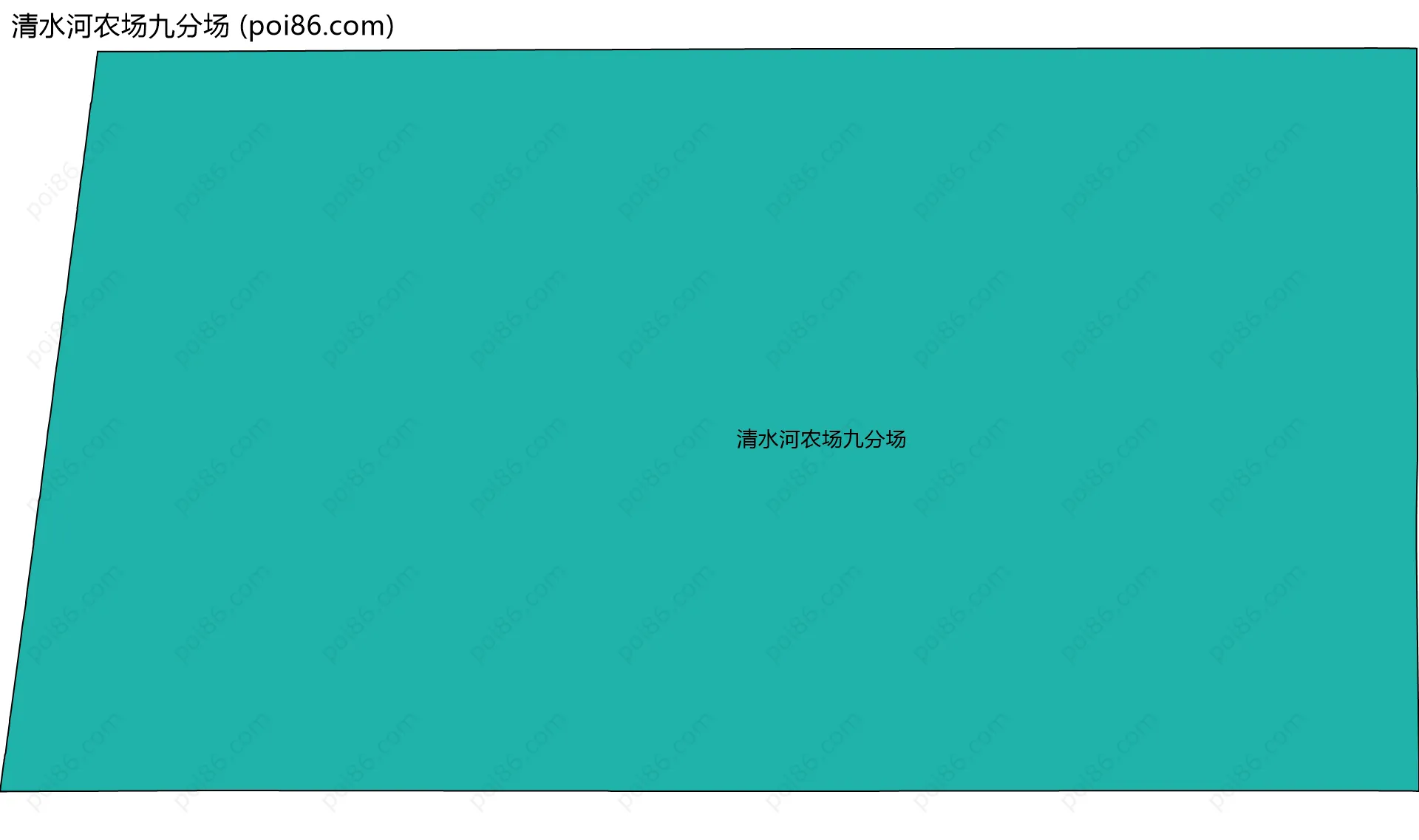 清水河农场九分场边界地图