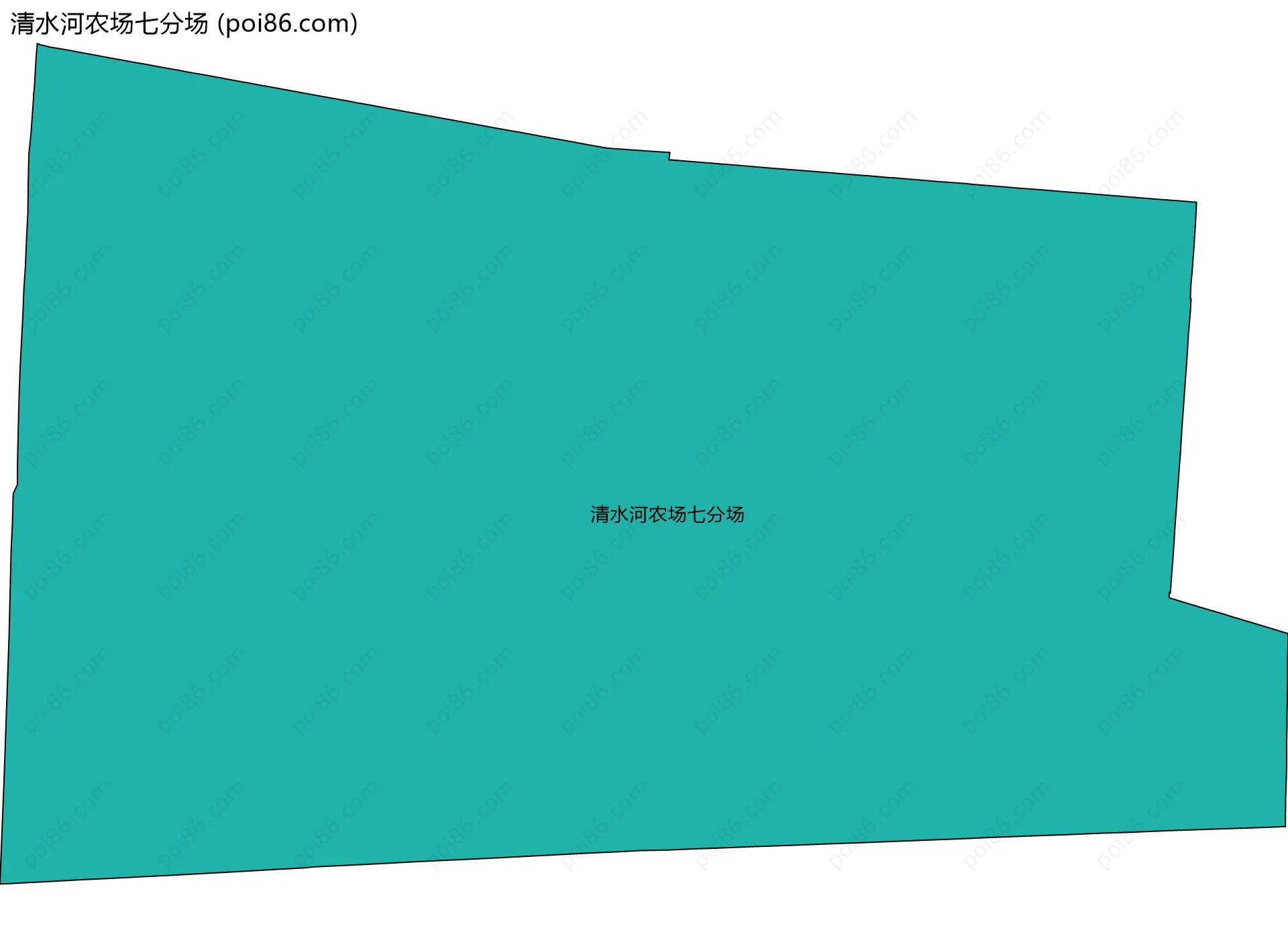 清水河农场七分场边界地图