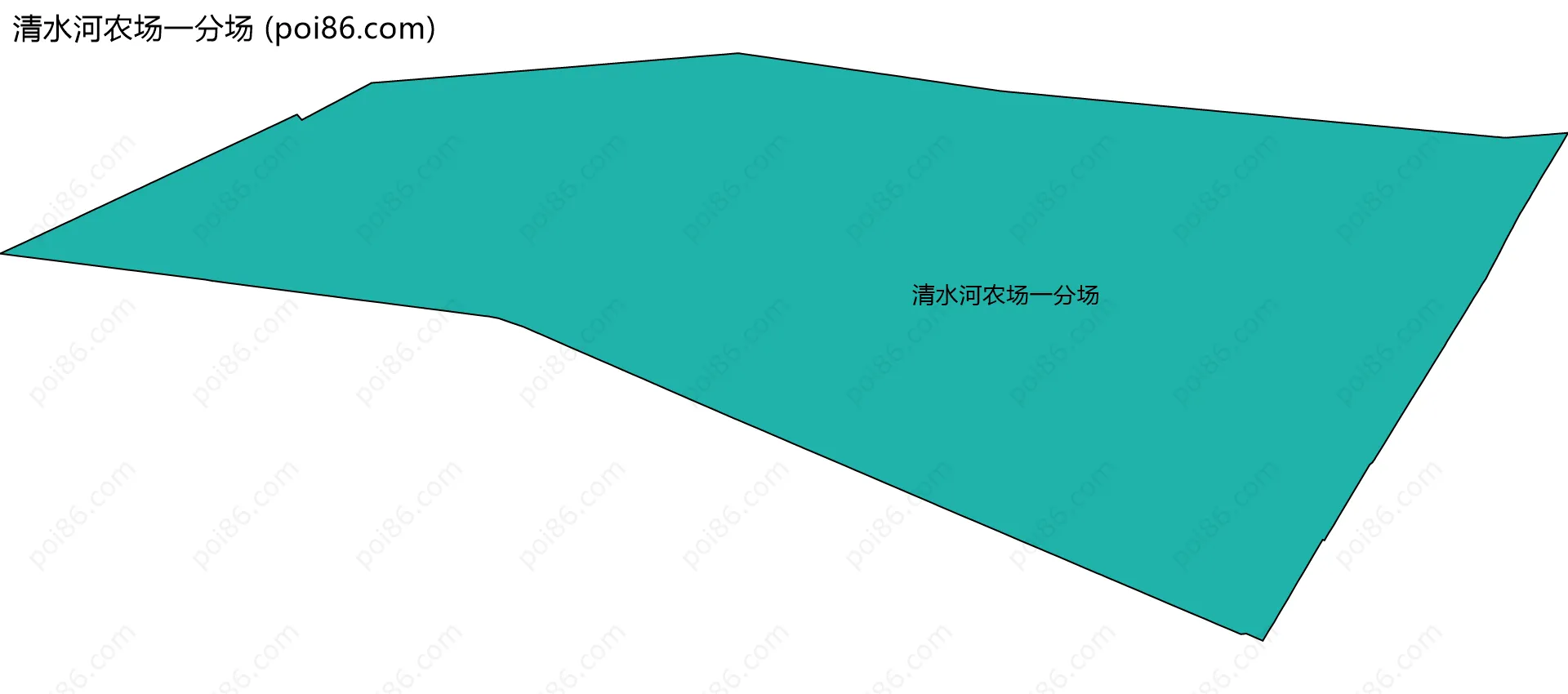 清水河农场一分场边界地图