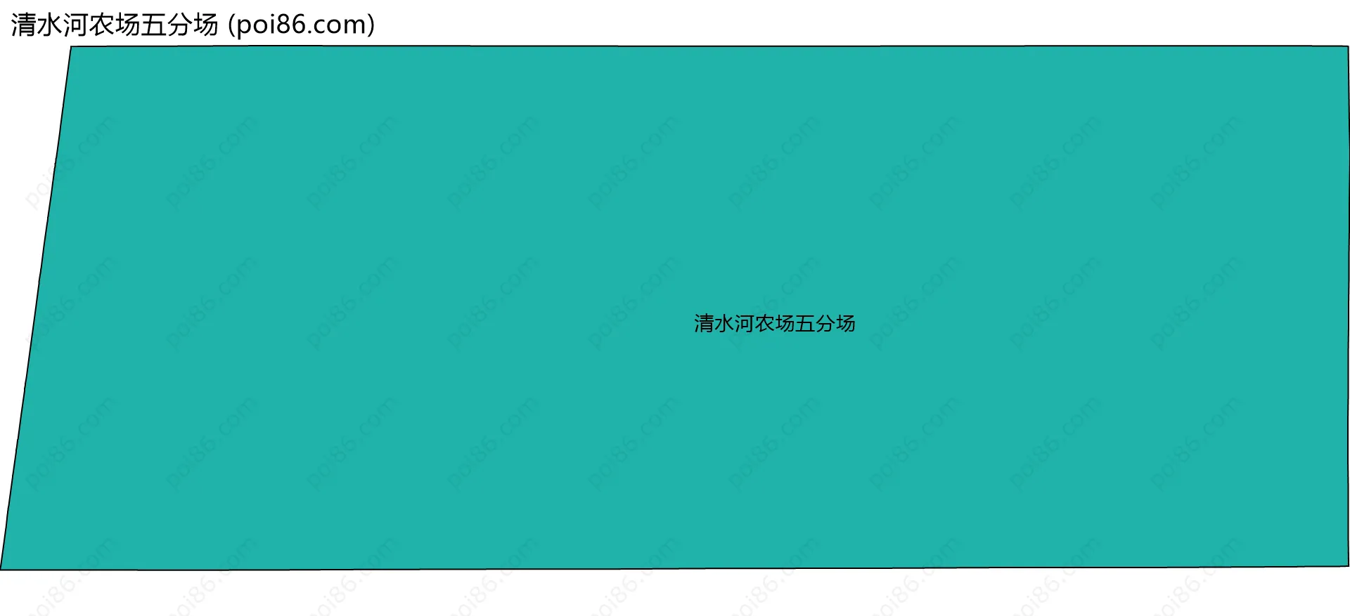 清水河农场五分场边界地图