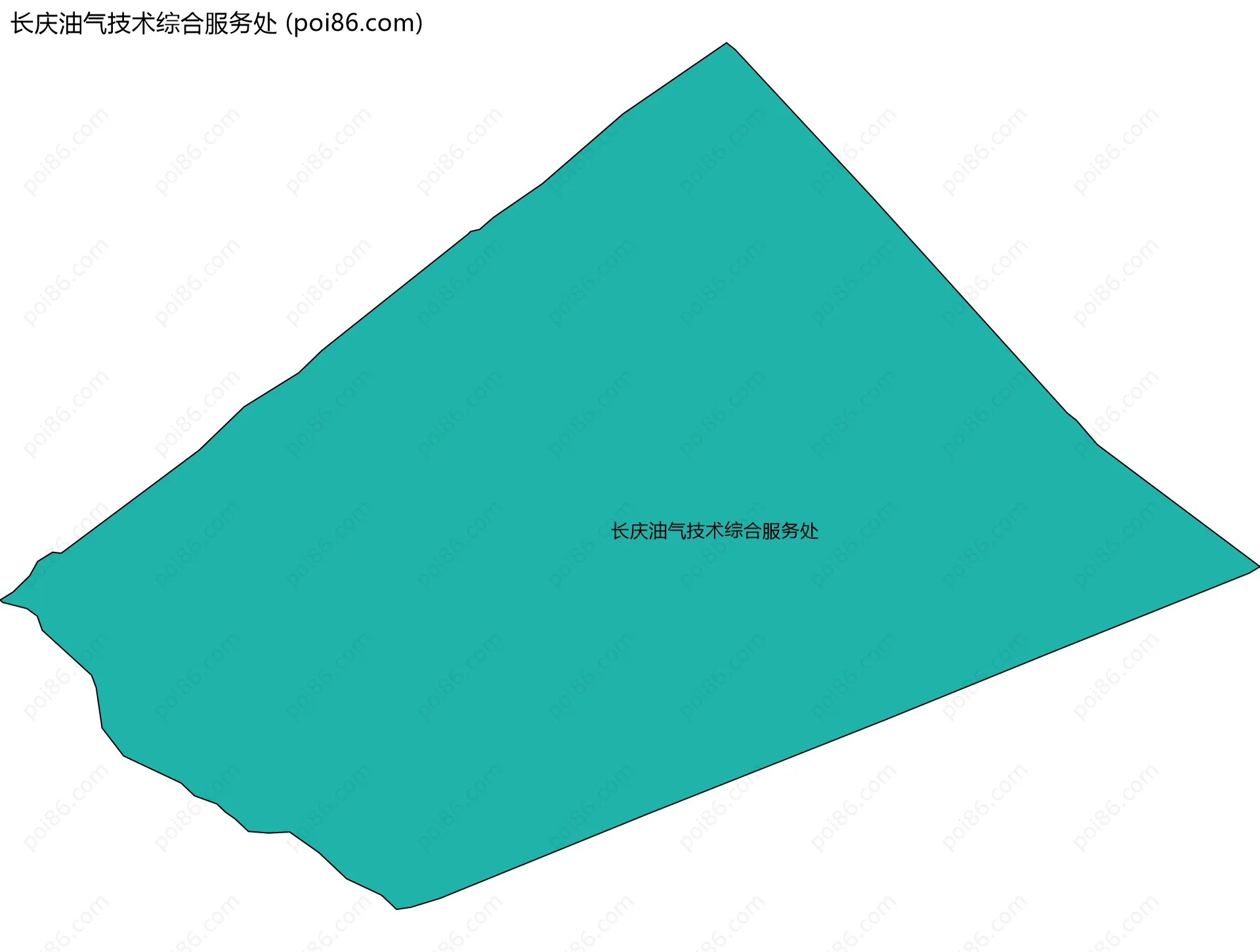 长庆油气技术综合服务处边界地图