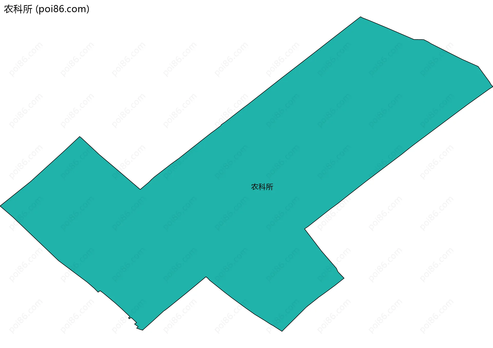 农科所边界地图