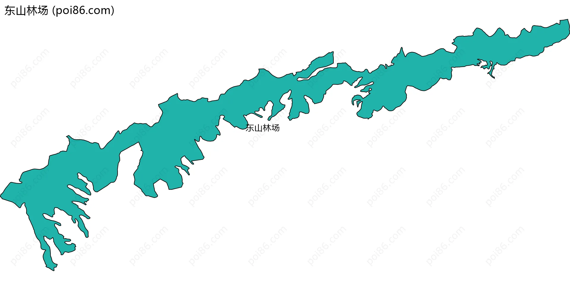 东山林场边界地图