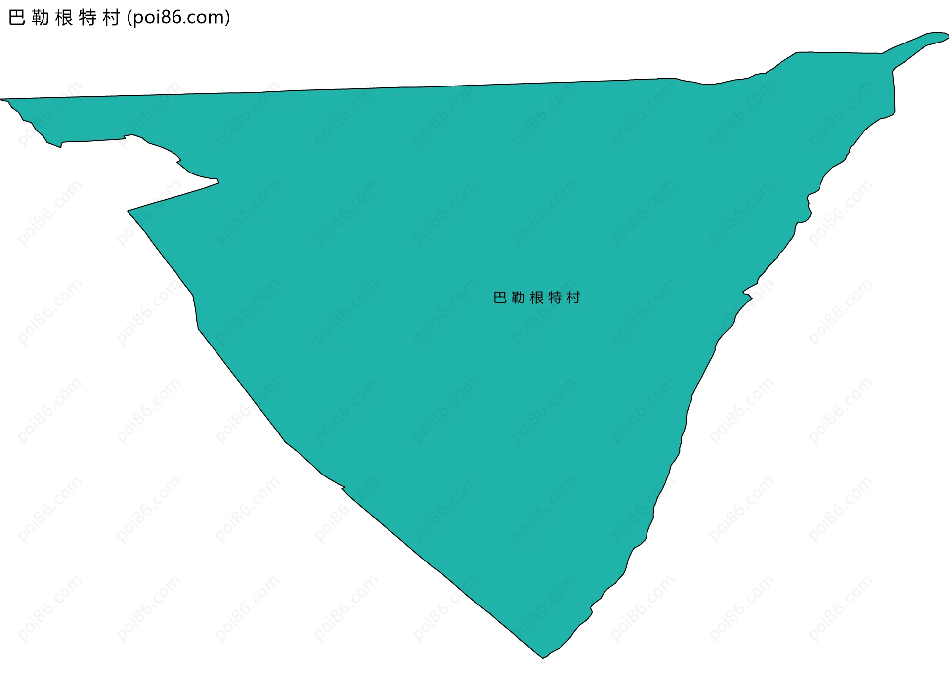 巴 勒 根 特 村边界地图