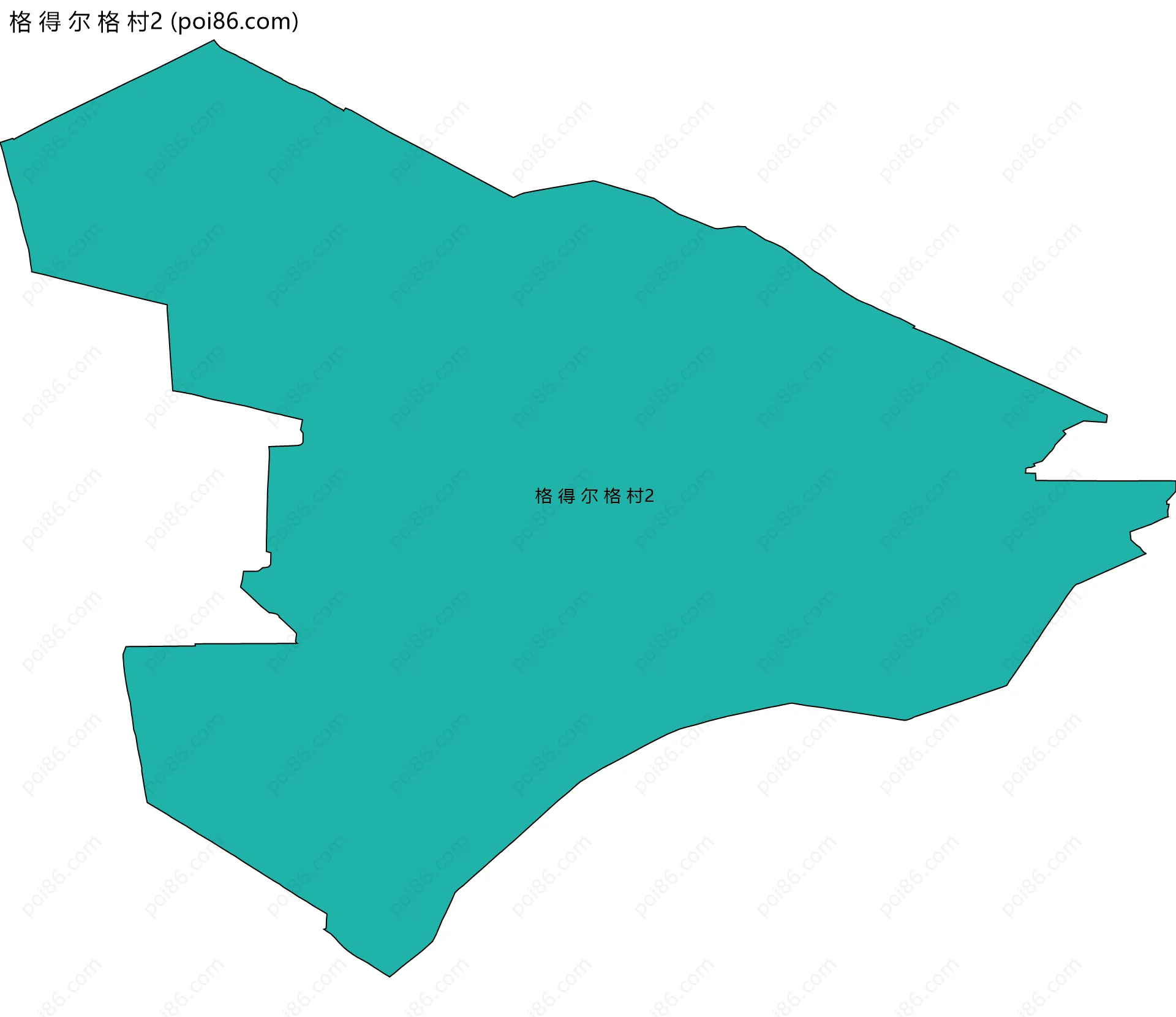 格 得 尔 格 村2边界地图