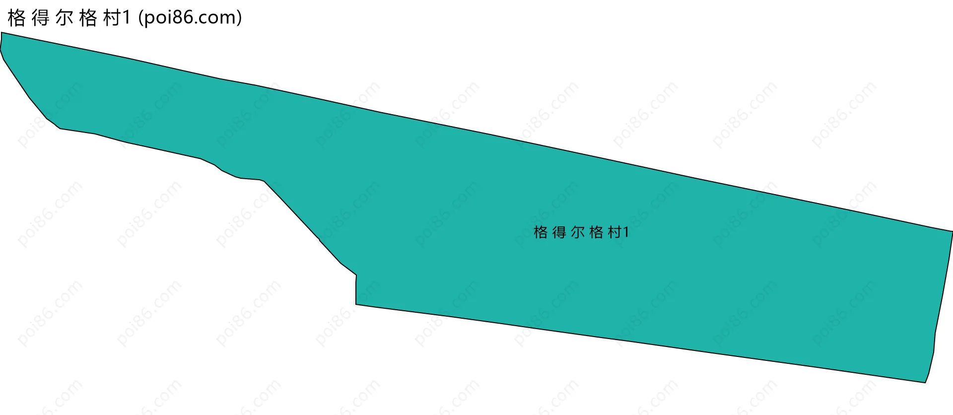 格 得 尔 格 村1边界地图