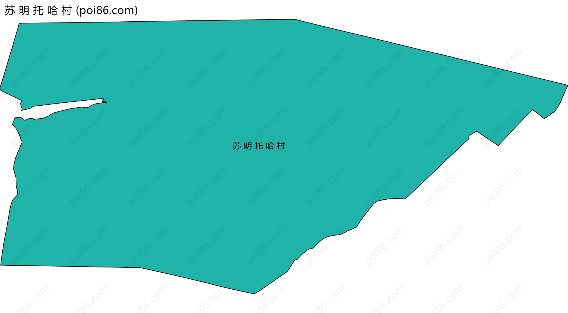苏 明 托 哈 村边界地图