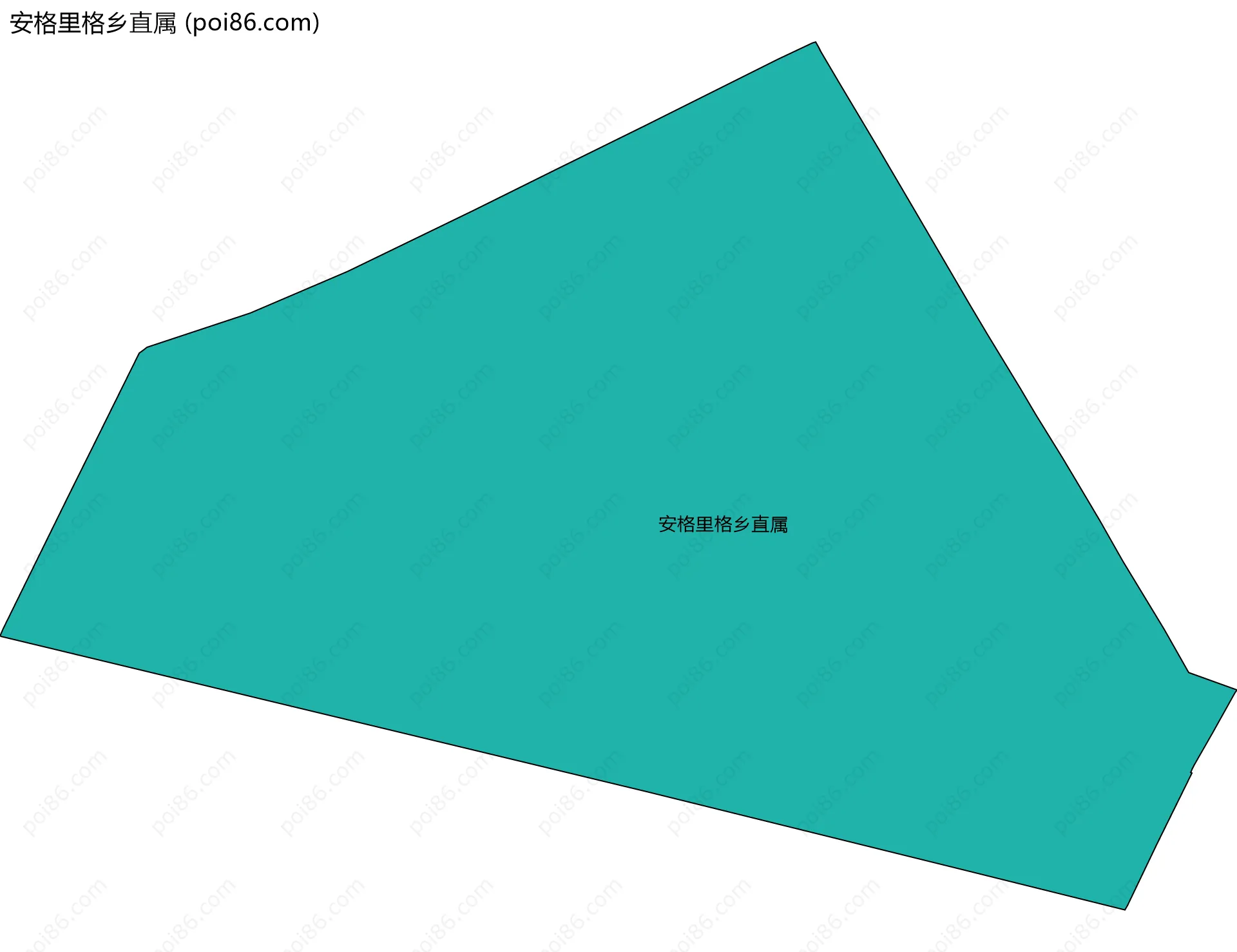 安格里格乡直属边界地图