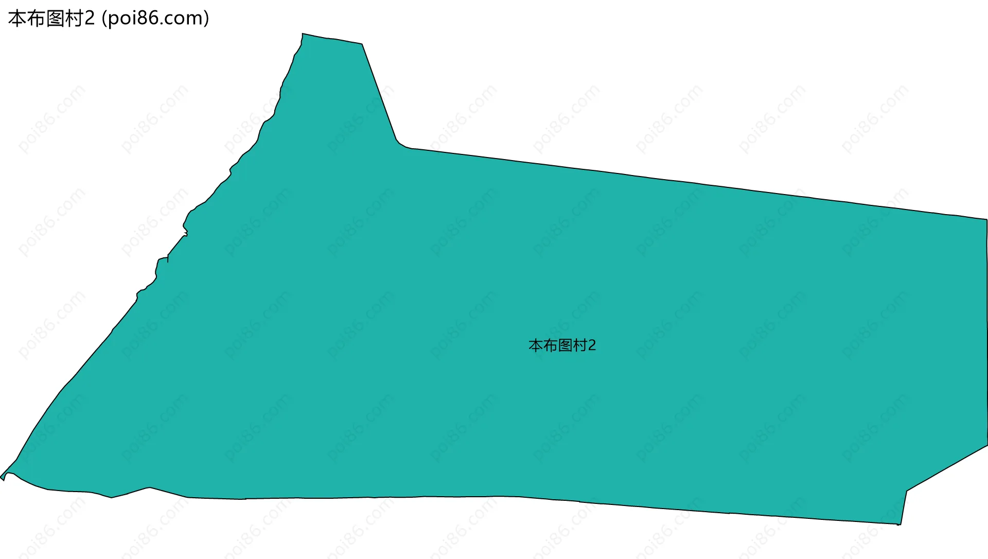 本布图村2边界地图