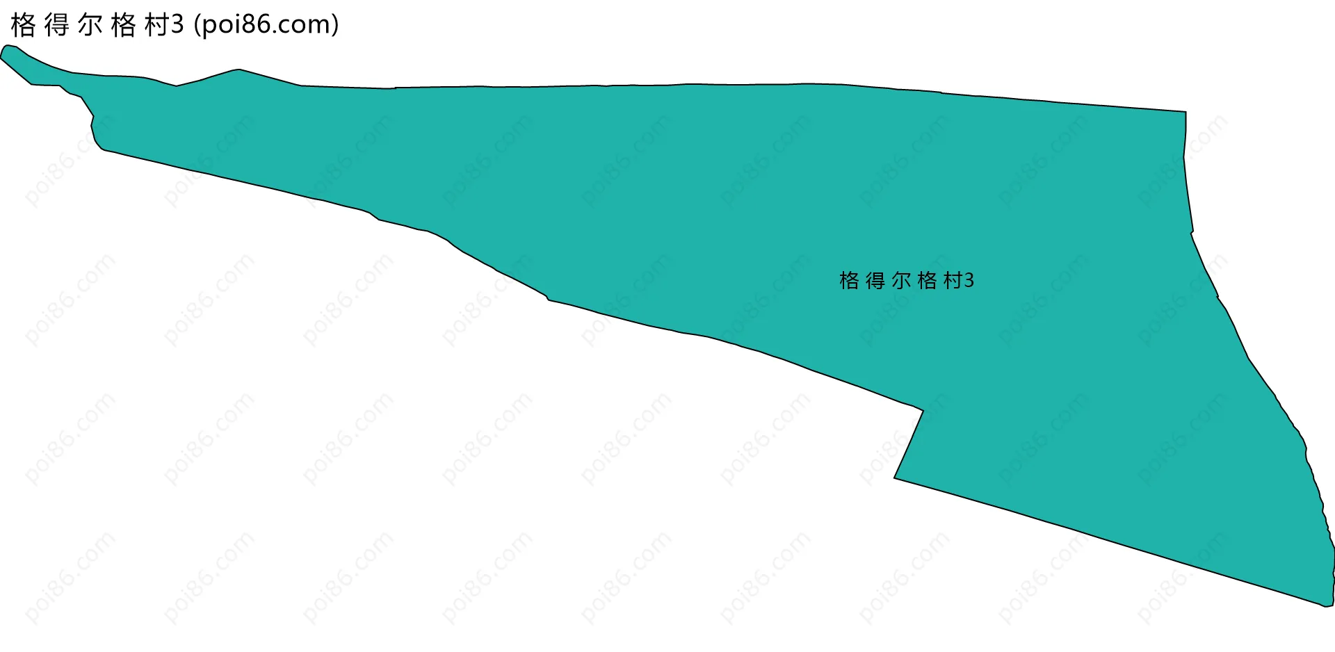 格 得 尔 格 村3边界地图