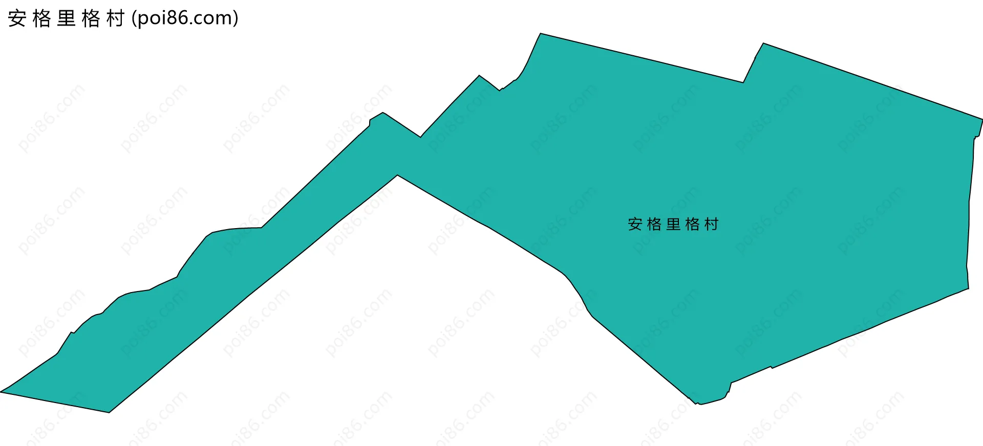 安 格 里 格 村边界地图