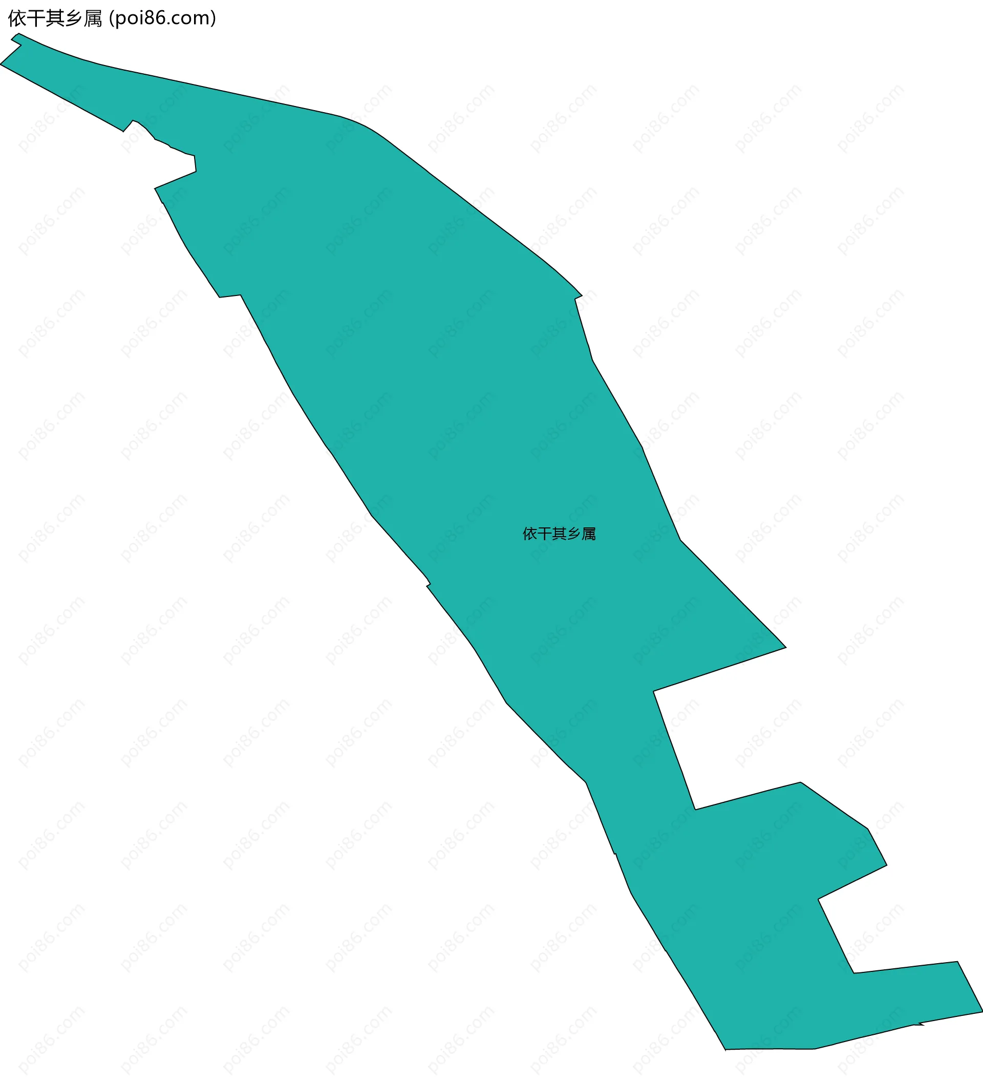 依干其乡属边界地图