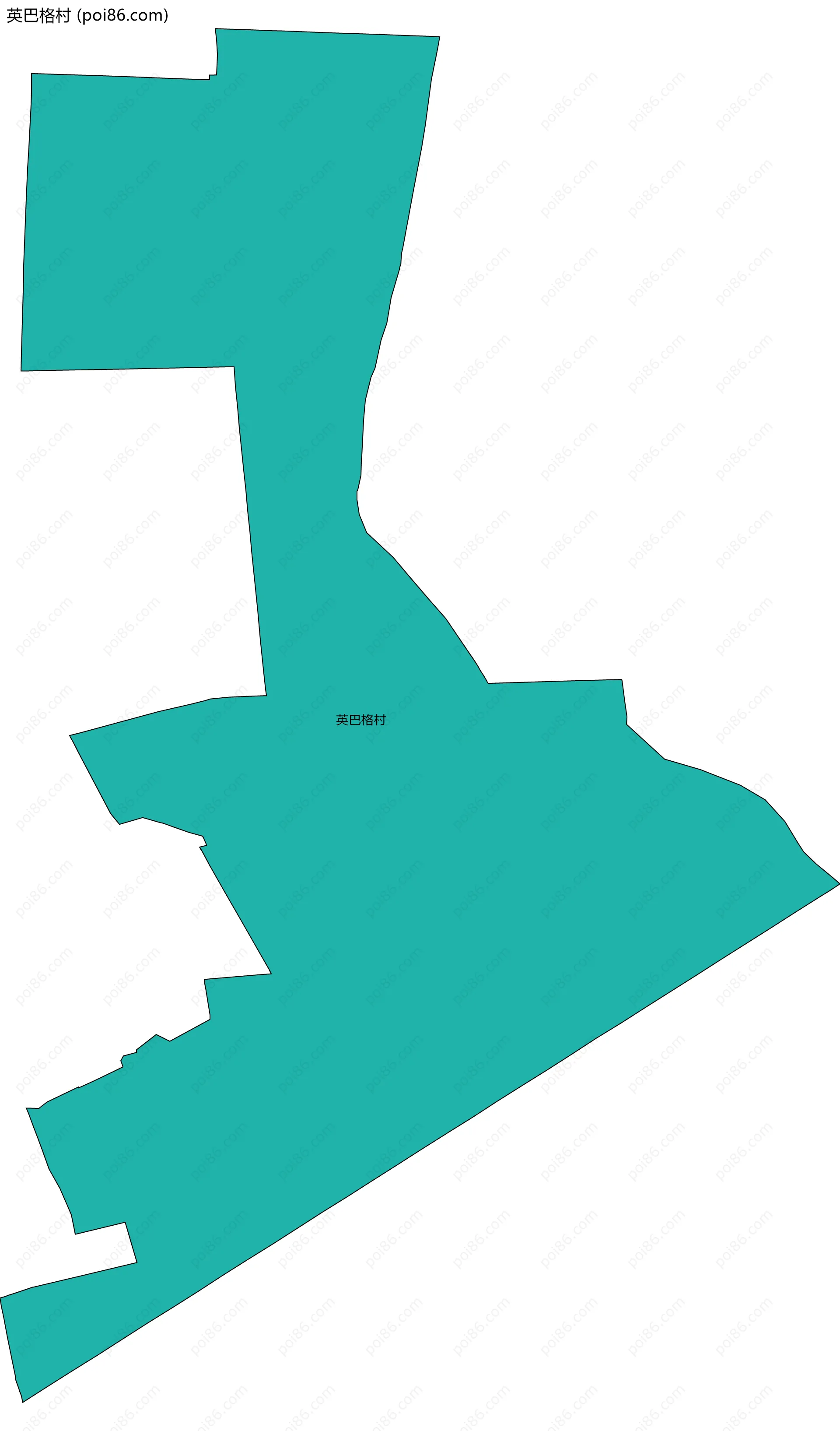 英巴格村边界地图