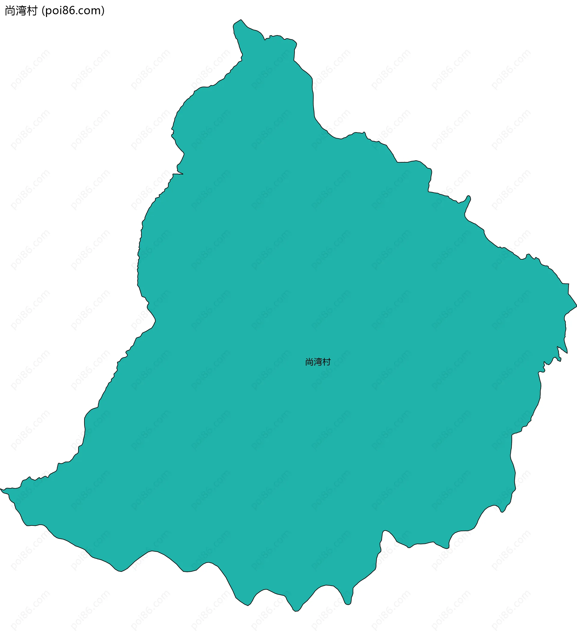 尚湾村边界地图