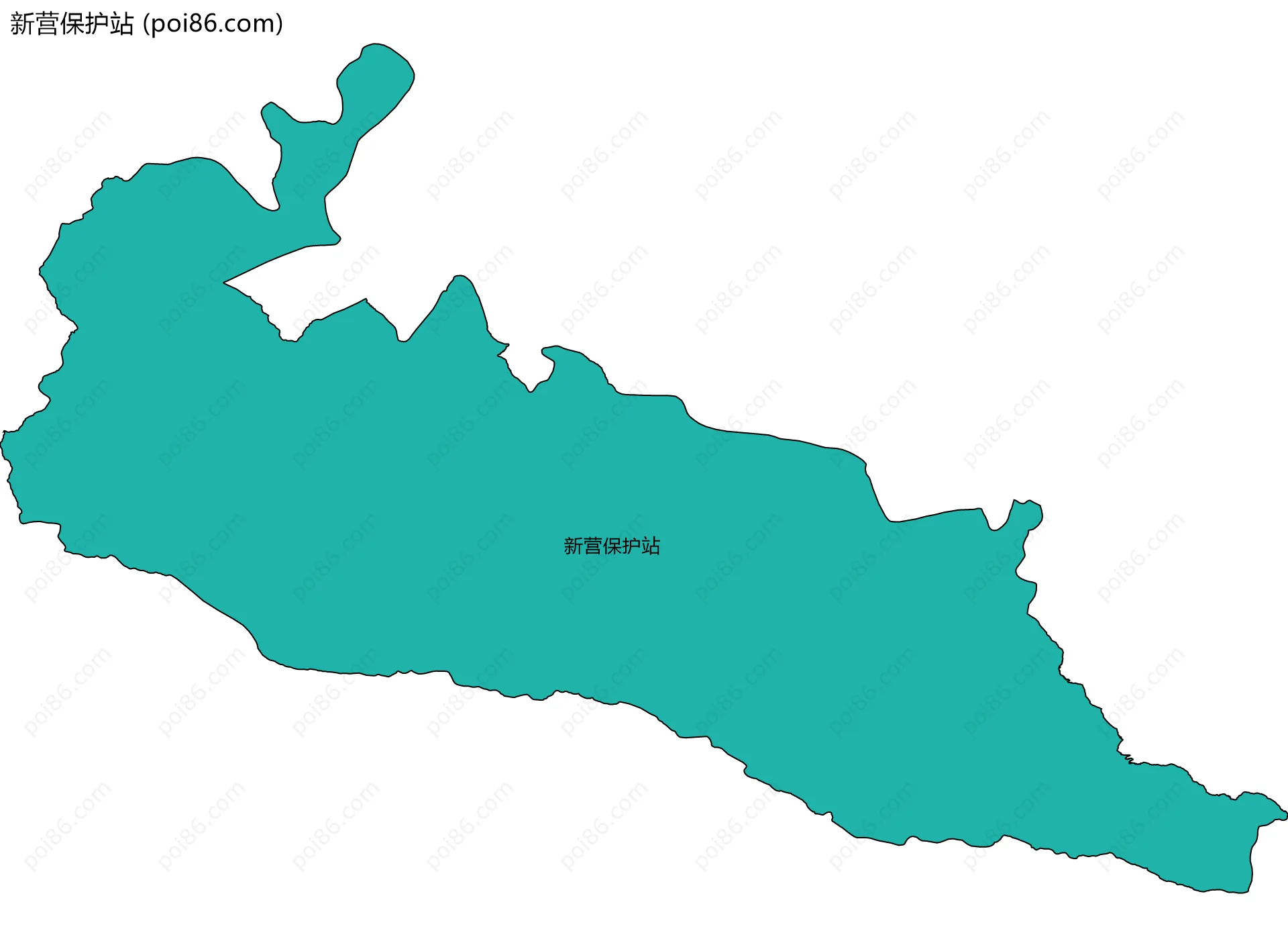 新营保护站边界地图