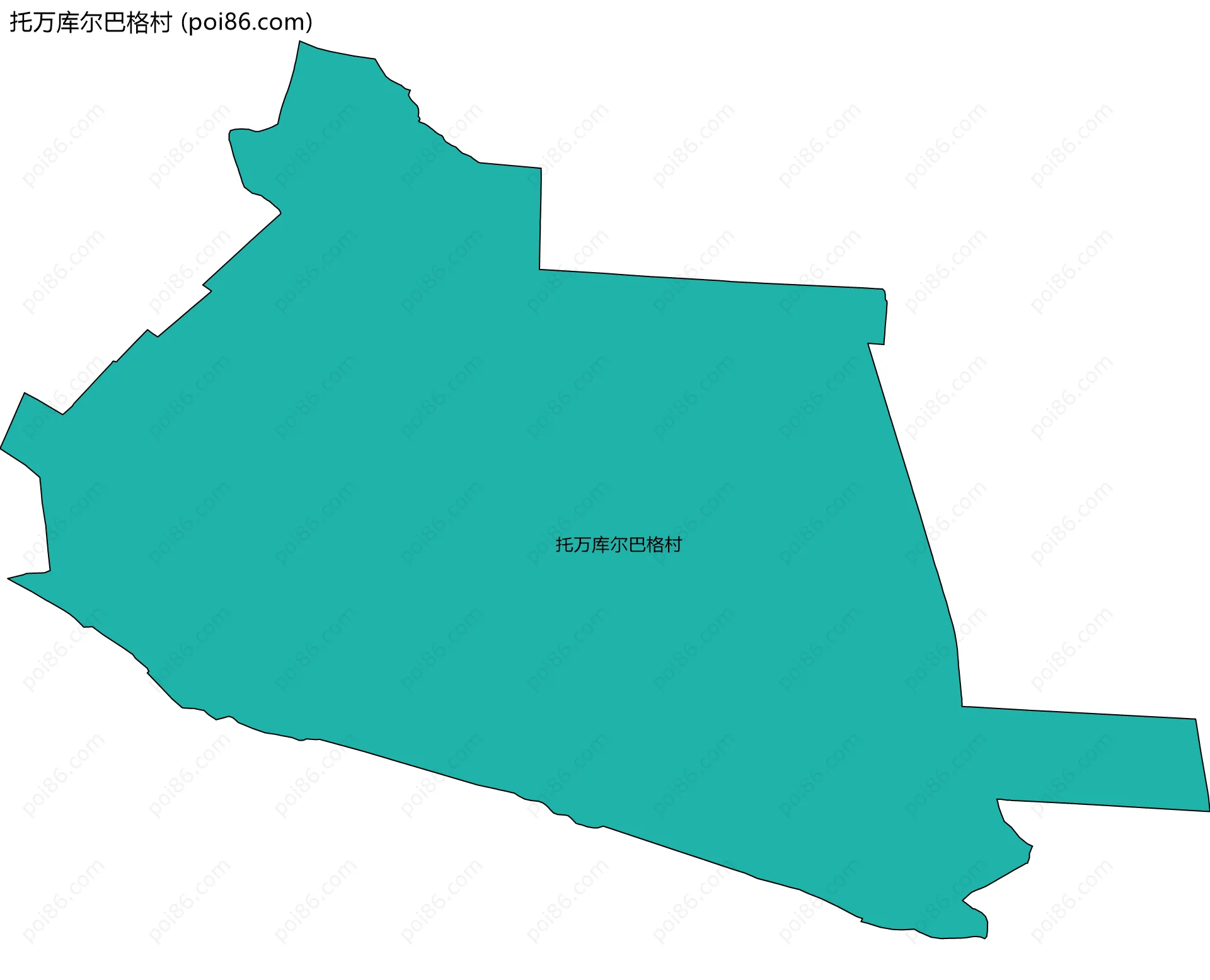 托万库尔巴格村边界地图