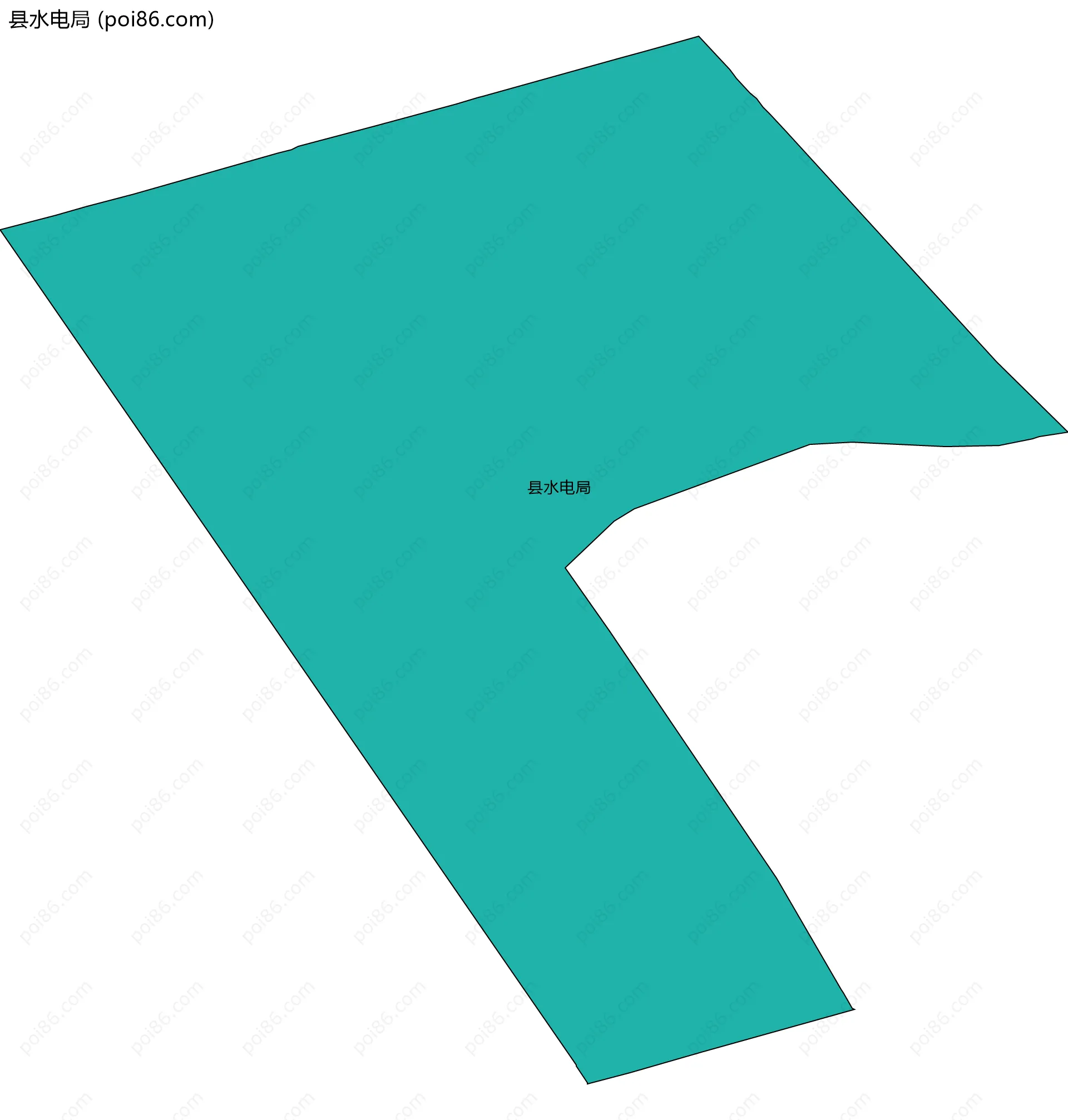 县水电局边界地图