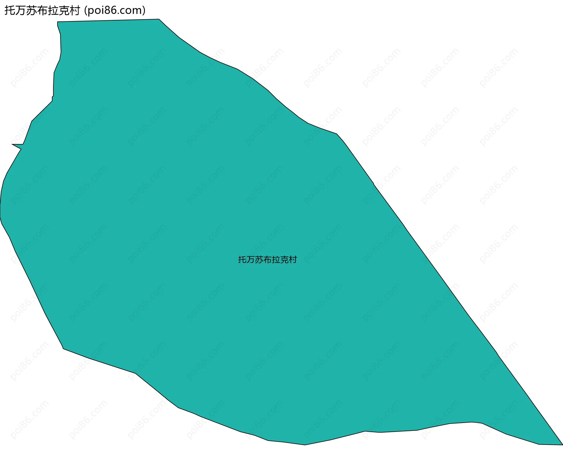 托万苏布拉克村边界地图