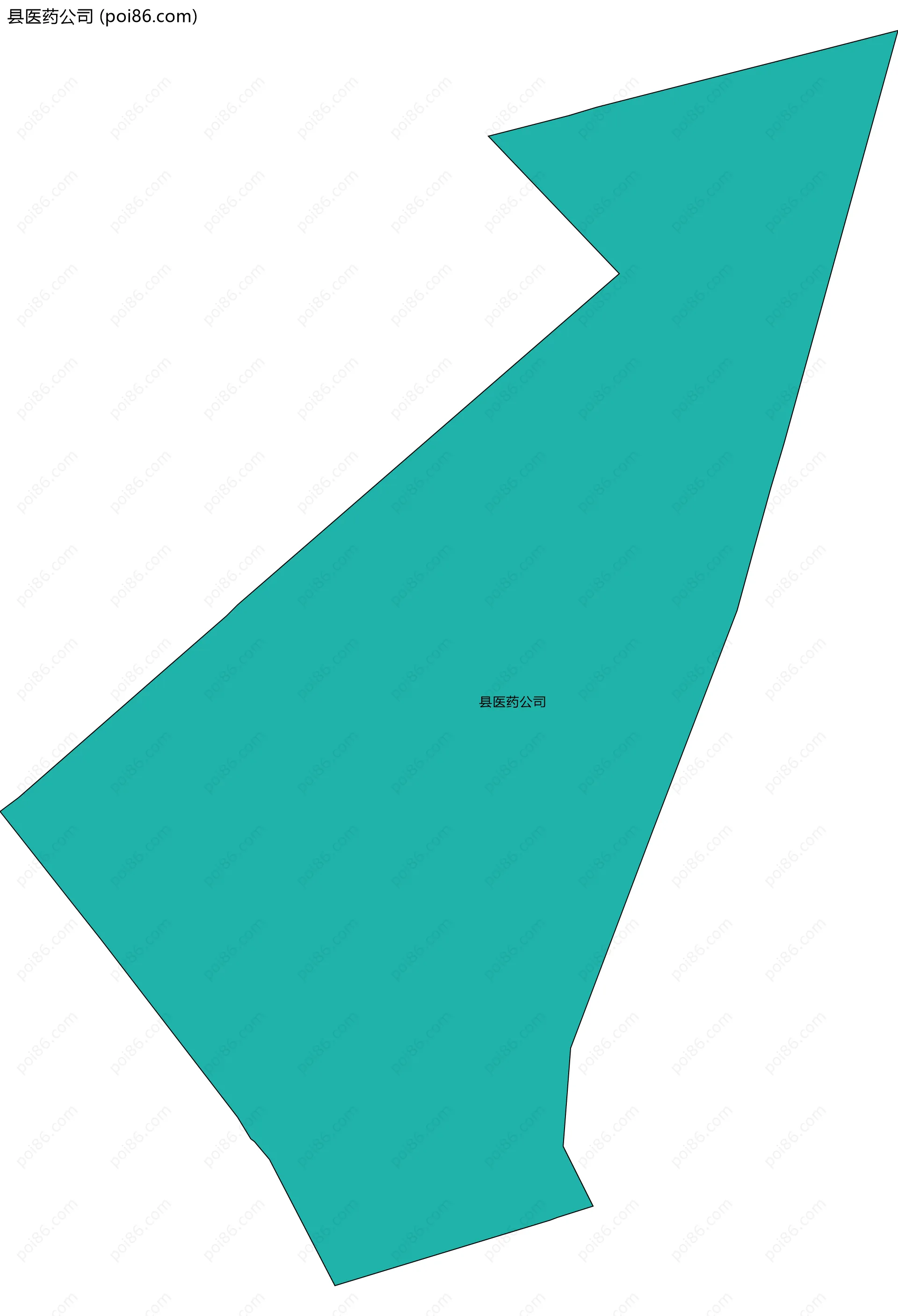 县医药公司边界地图