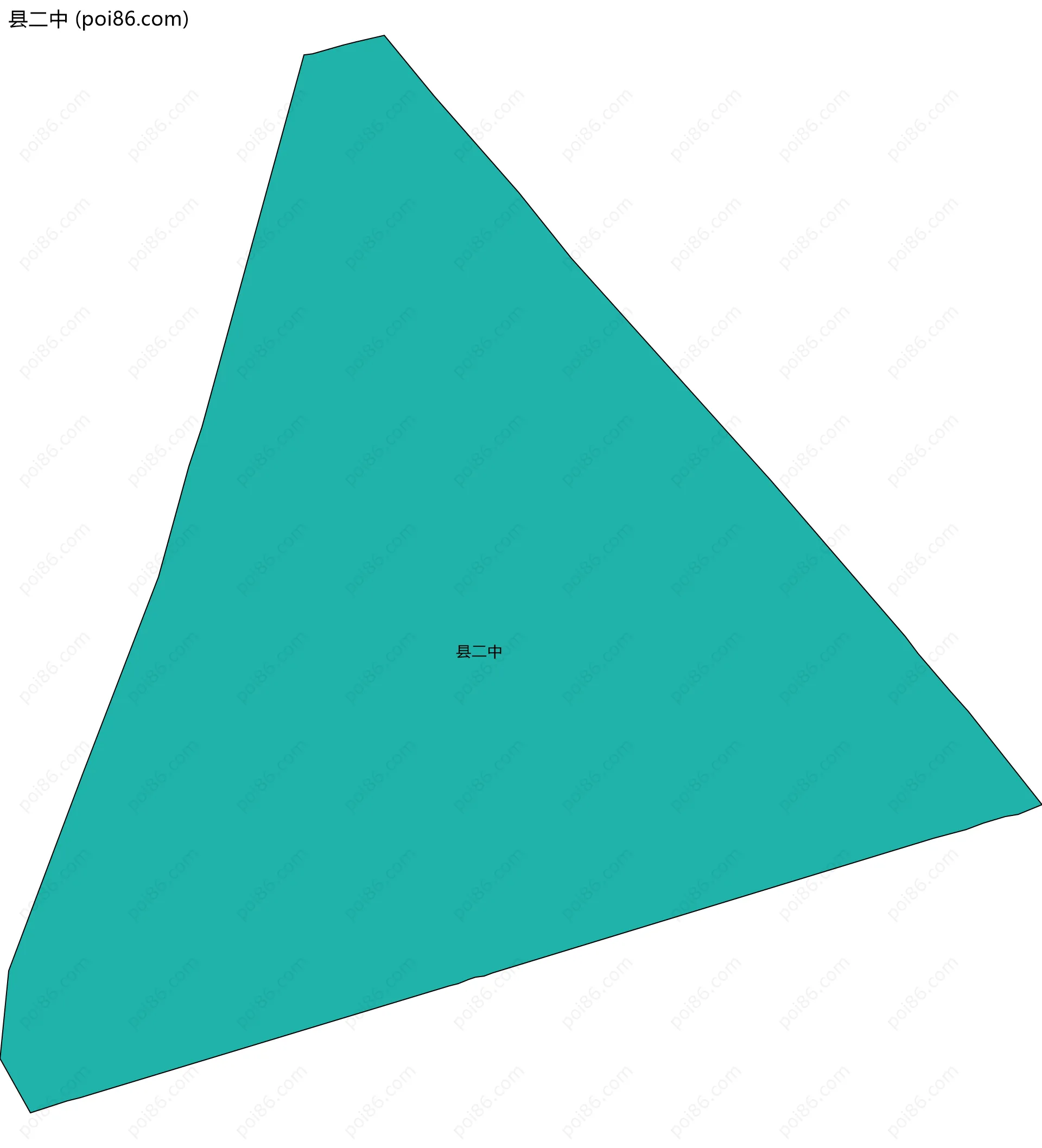 县二中边界地图