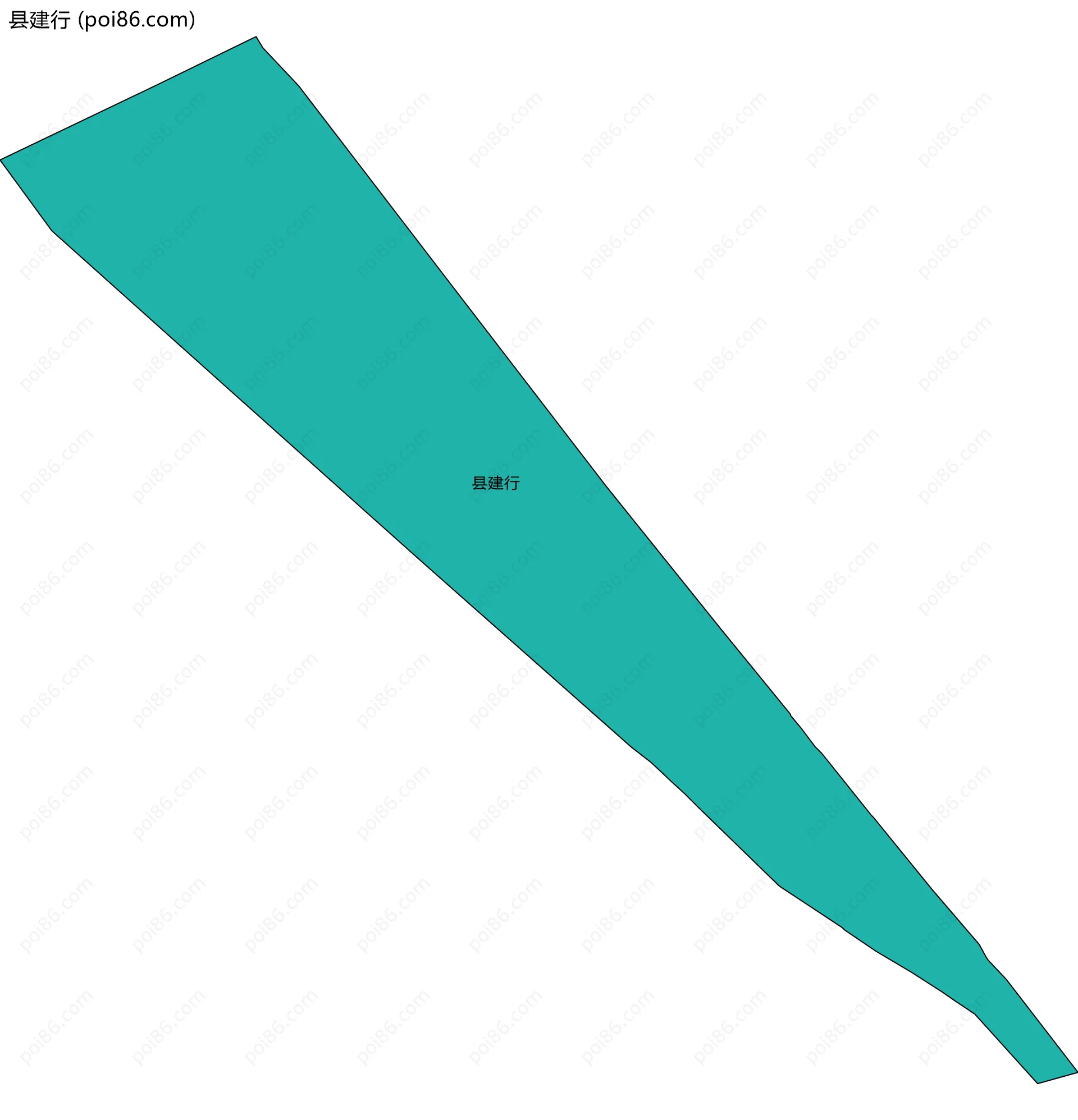 县建行边界地图