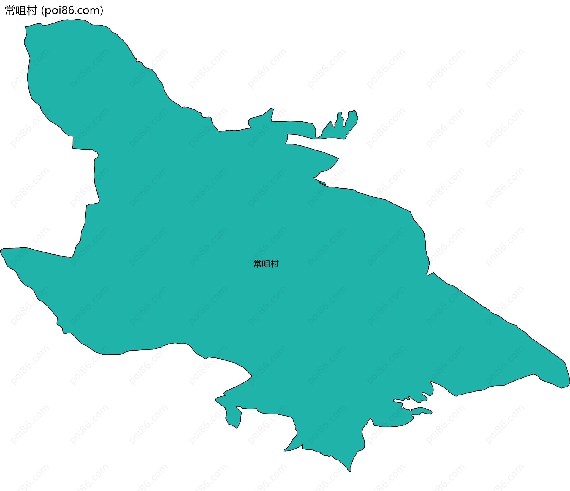 常咀村边界地图