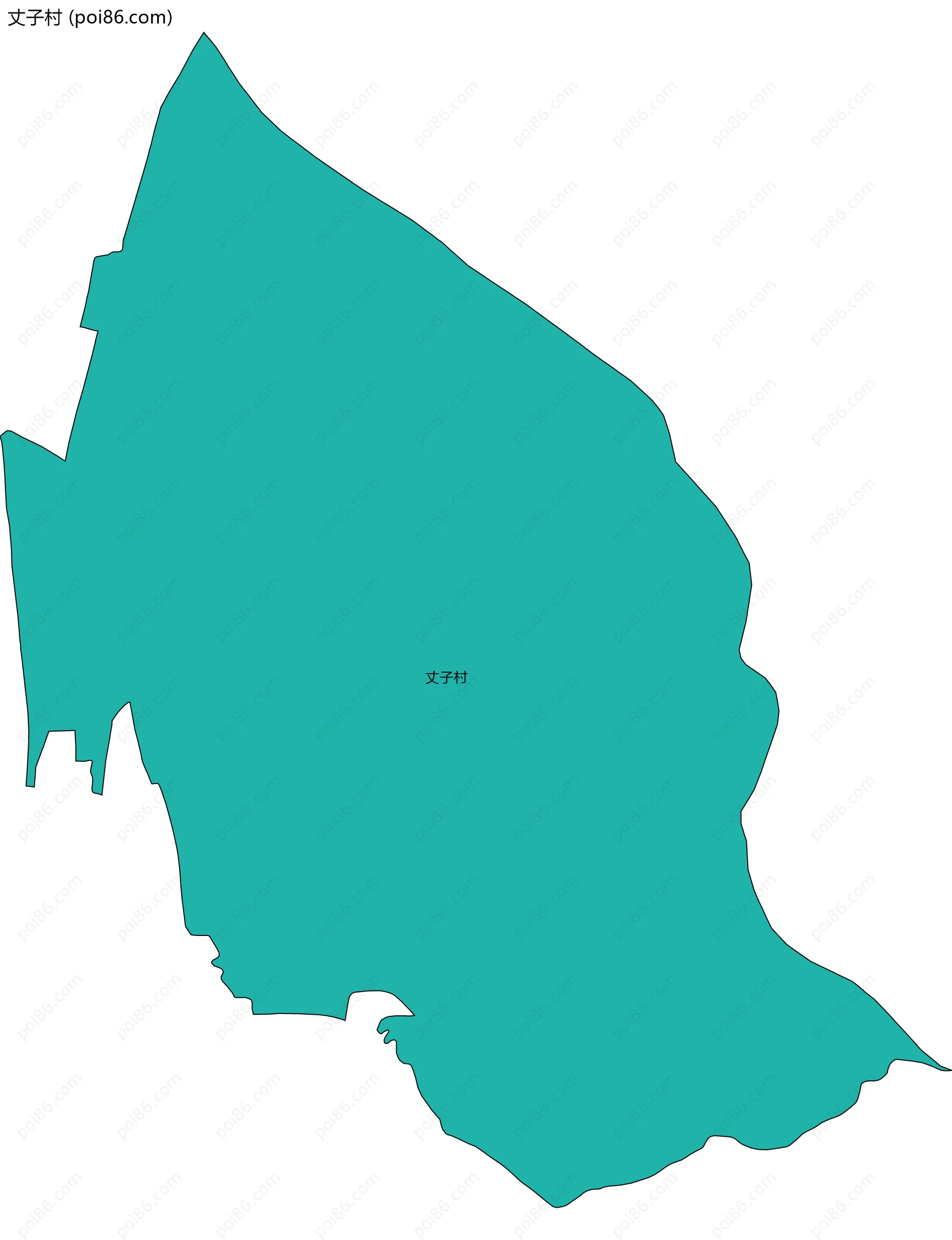 丈子村边界地图