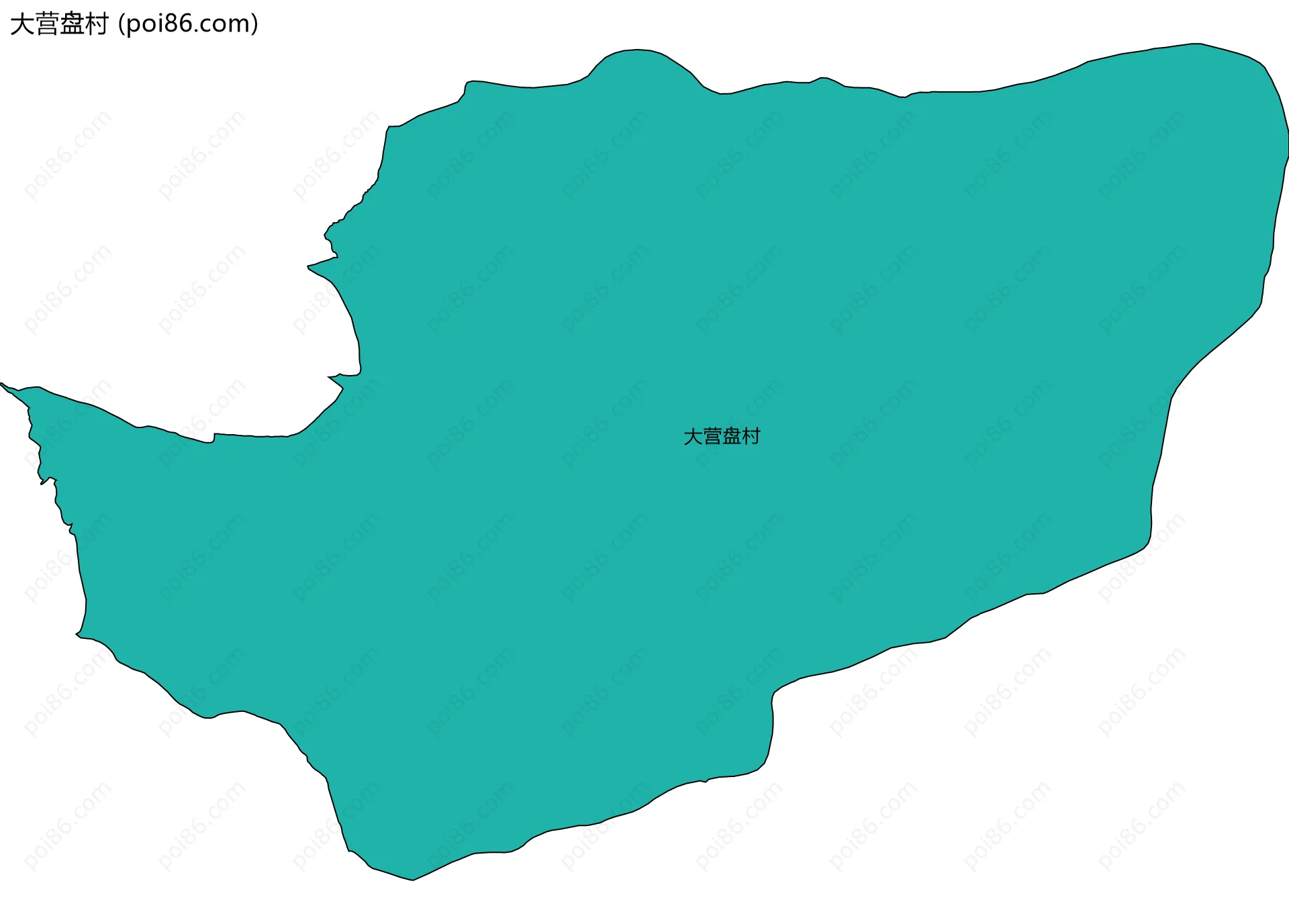 大营盘村边界地图