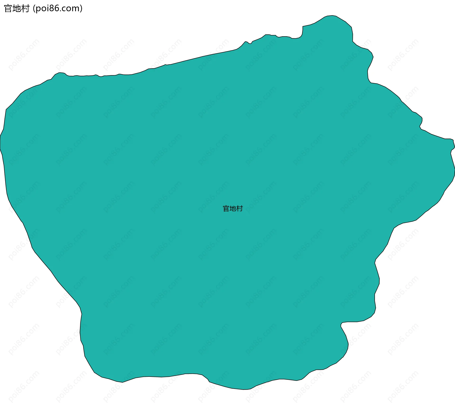 官地村边界地图