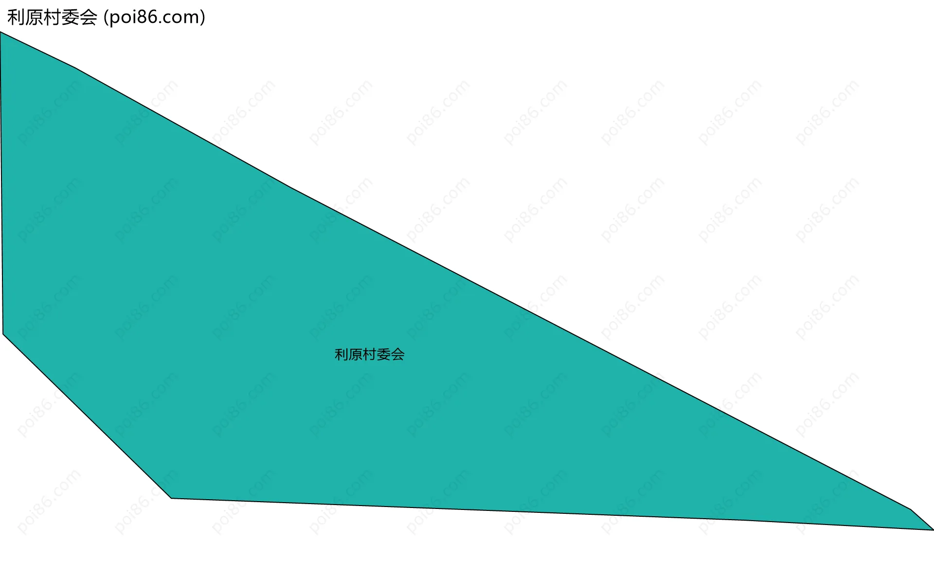利原村委会边界地图