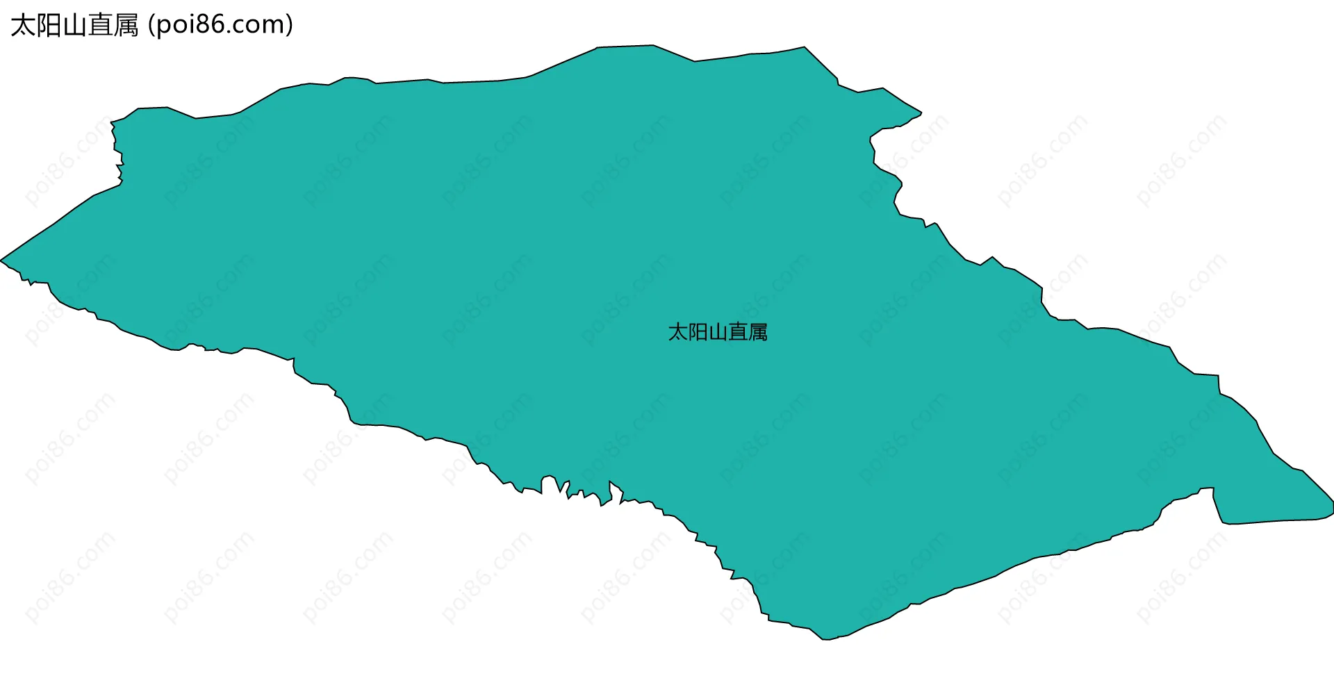 太阳山直属边界地图