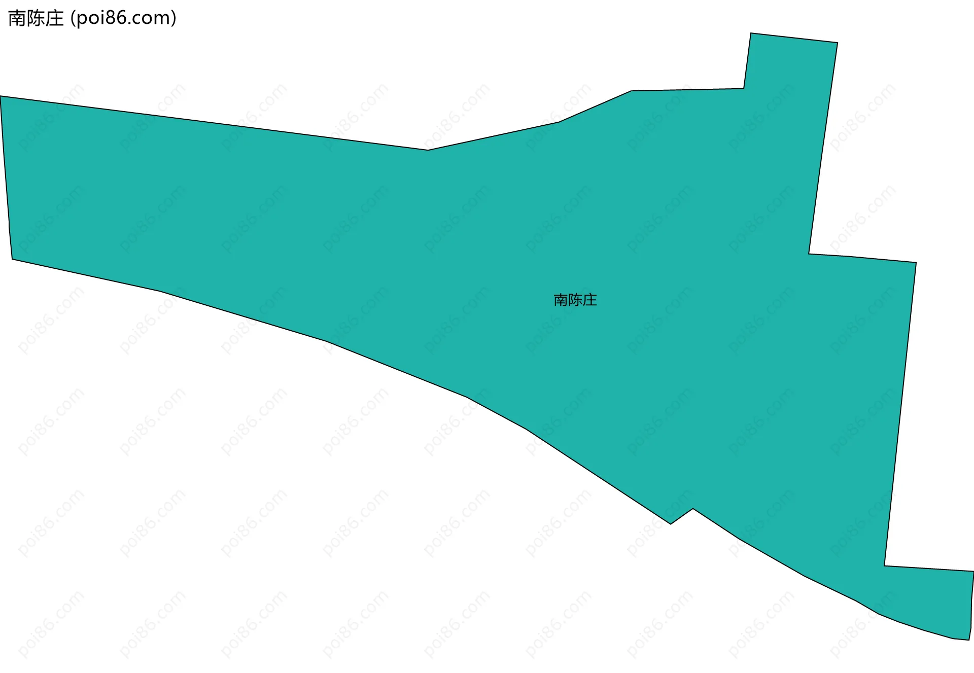 南陈庄边界地图