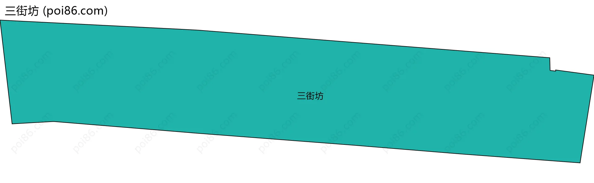 三街坊边界地图