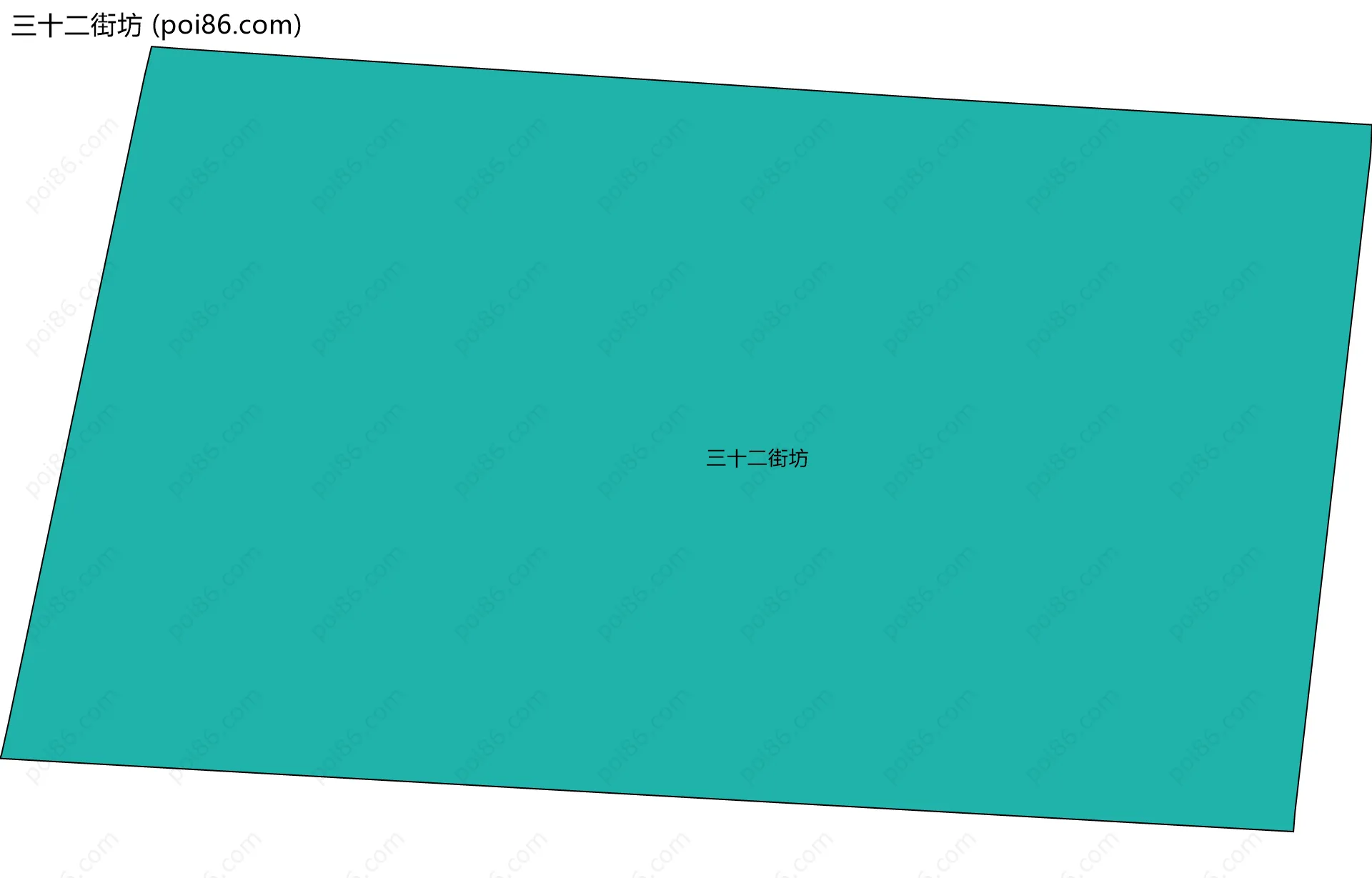 三十二街坊边界地图