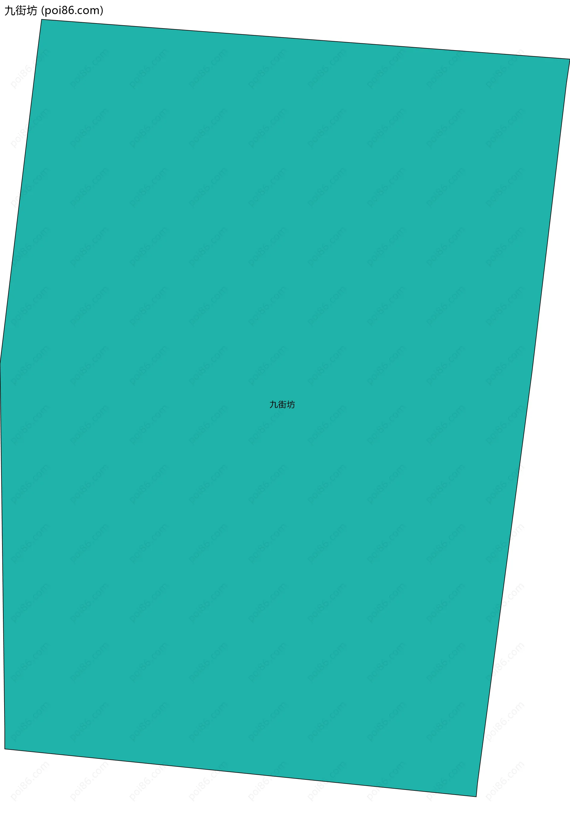 九街坊边界地图