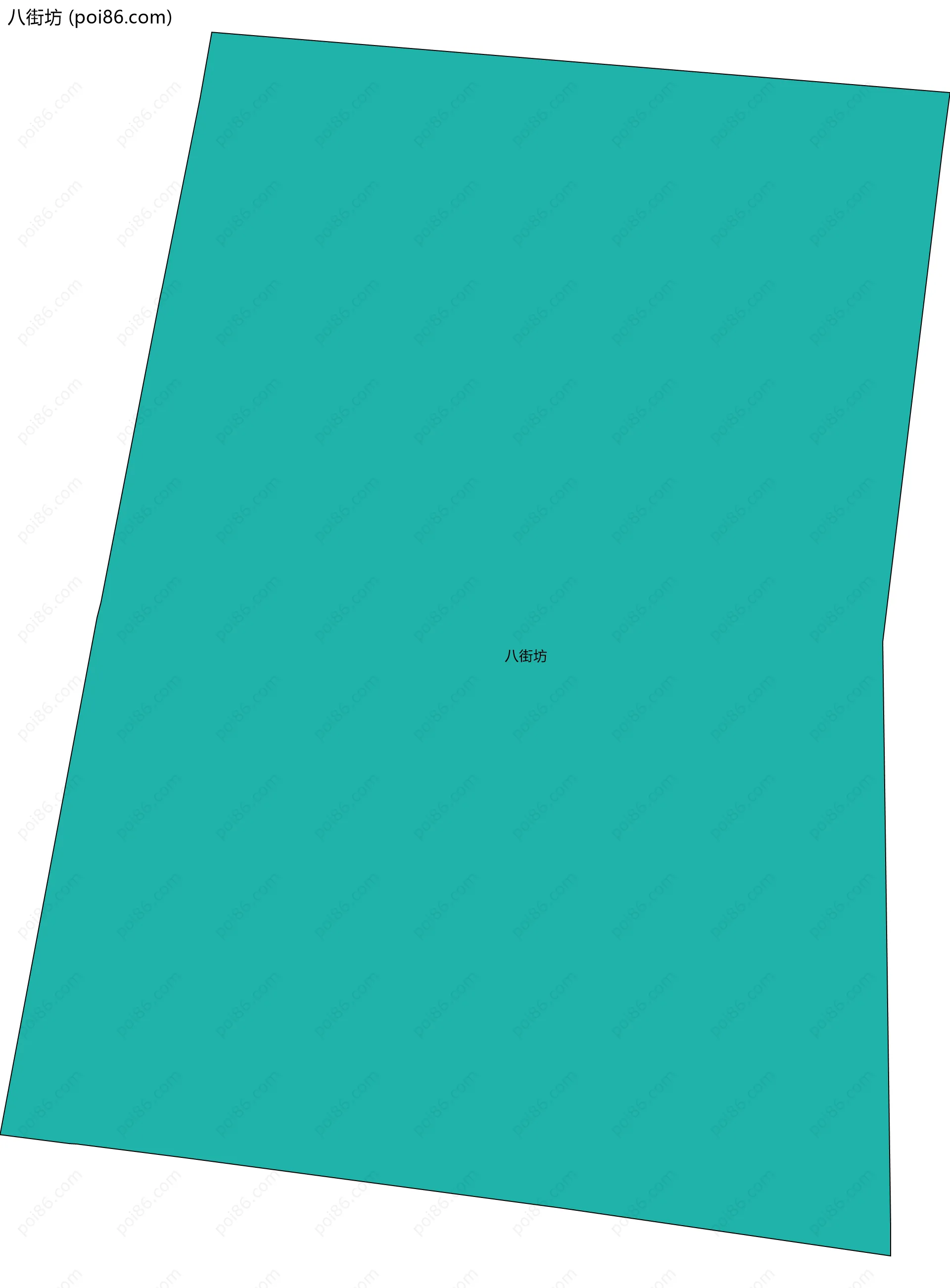 八街坊边界地图