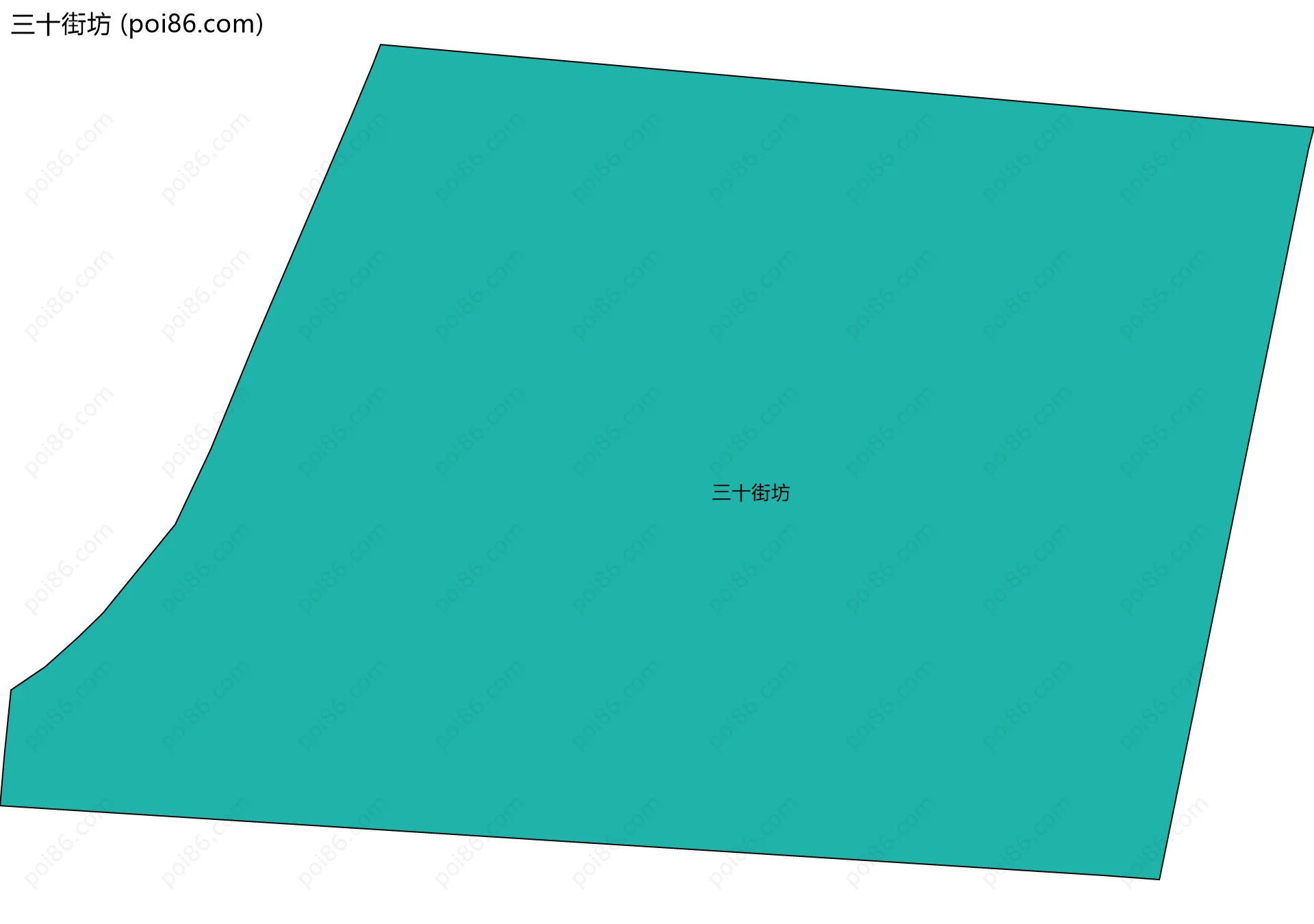 三十街坊边界地图