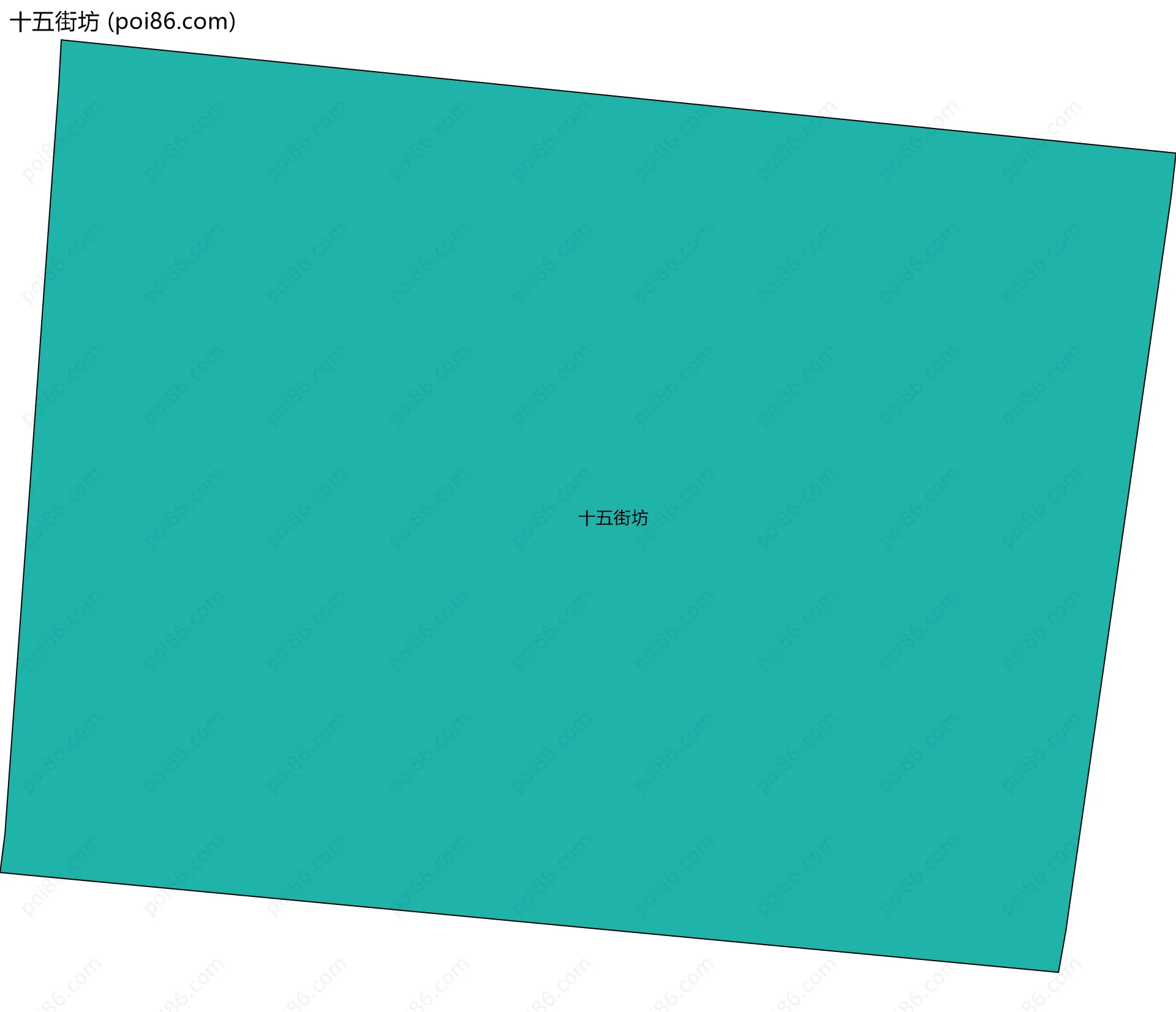 十五街坊边界地图