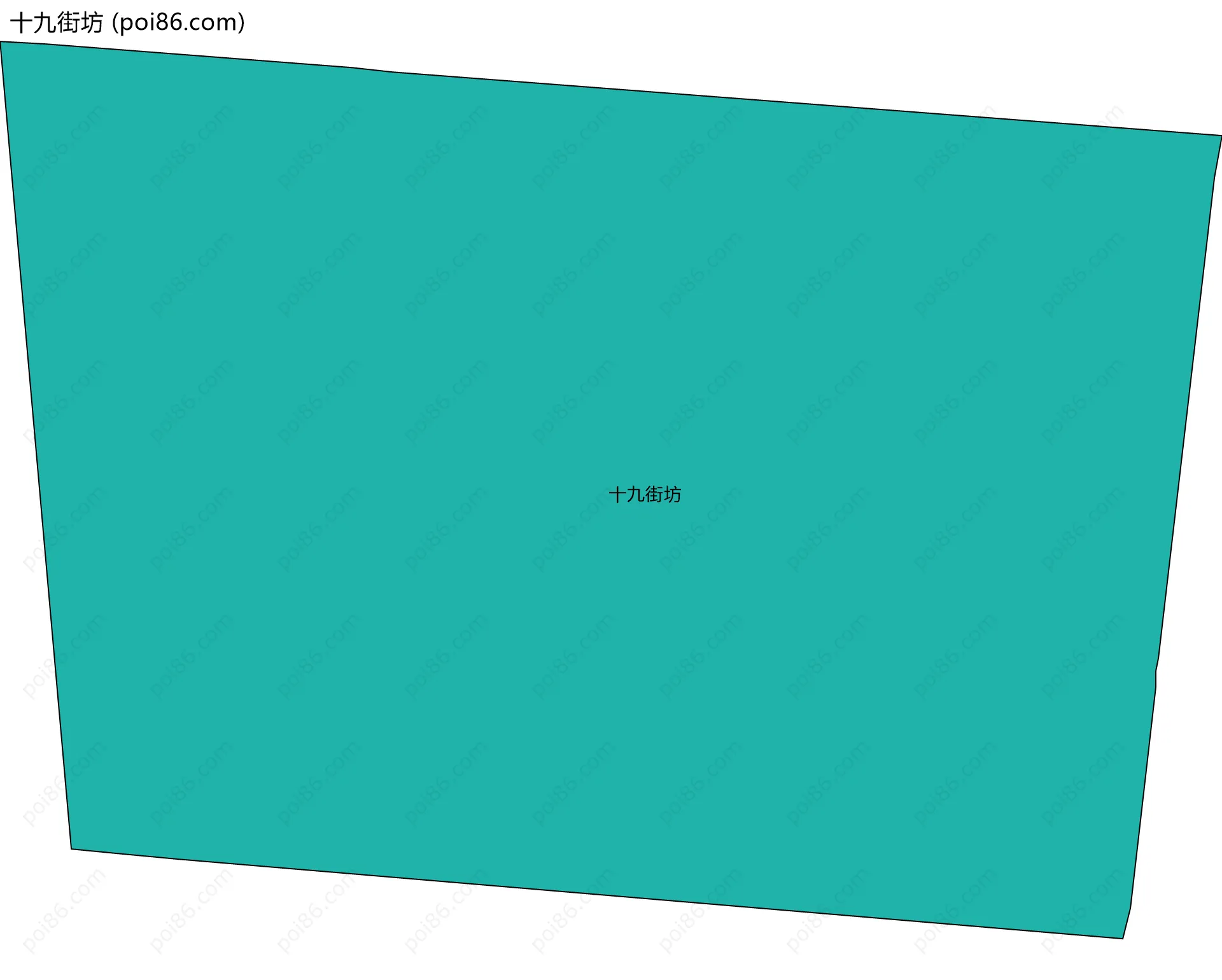 十九街坊边界地图