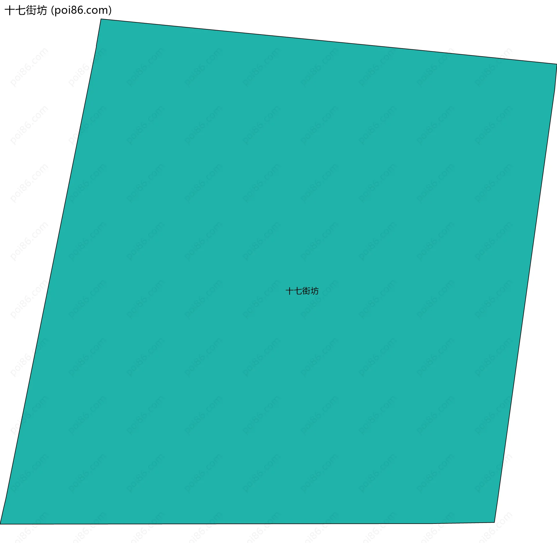 十七街坊边界地图