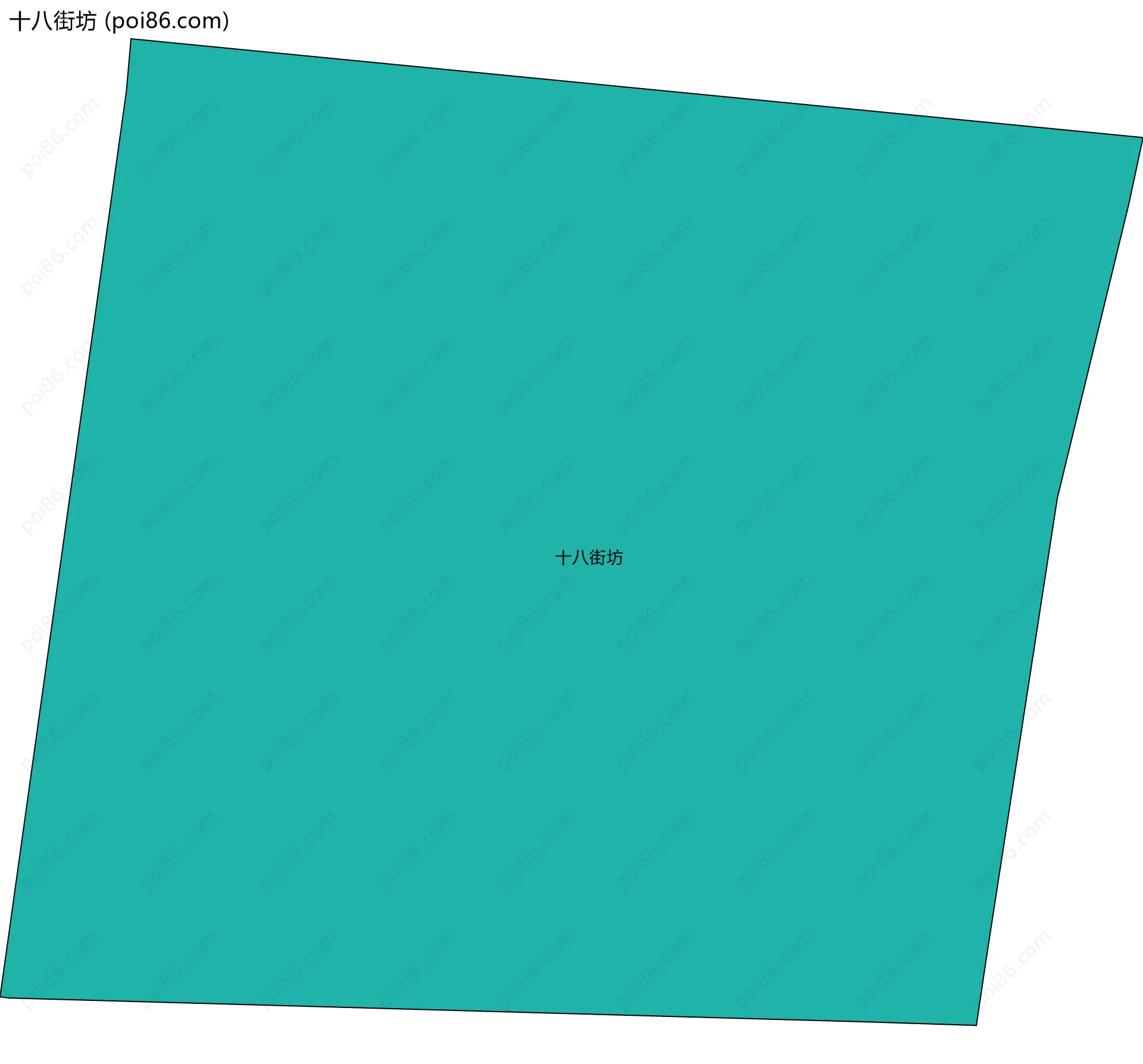 十八街坊边界地图
