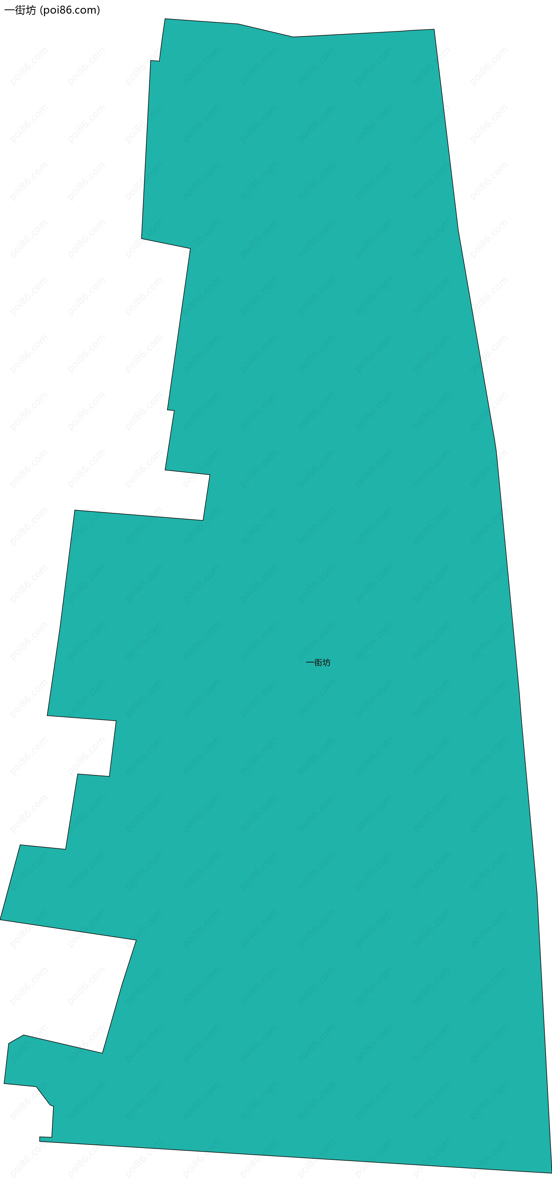 一街坊边界地图